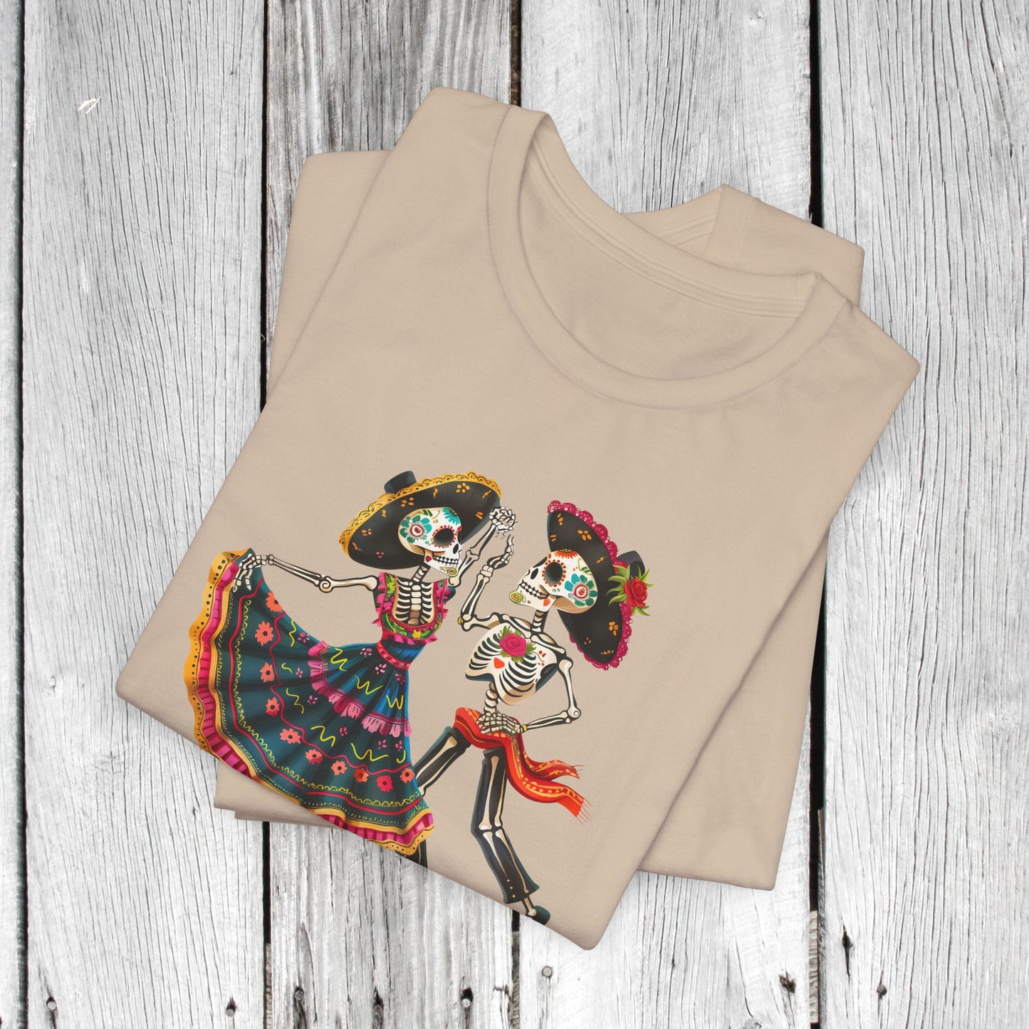 Feliz Día de los Muertos Unisex TShirt - Day of the Dead Shirt Unisex Crew