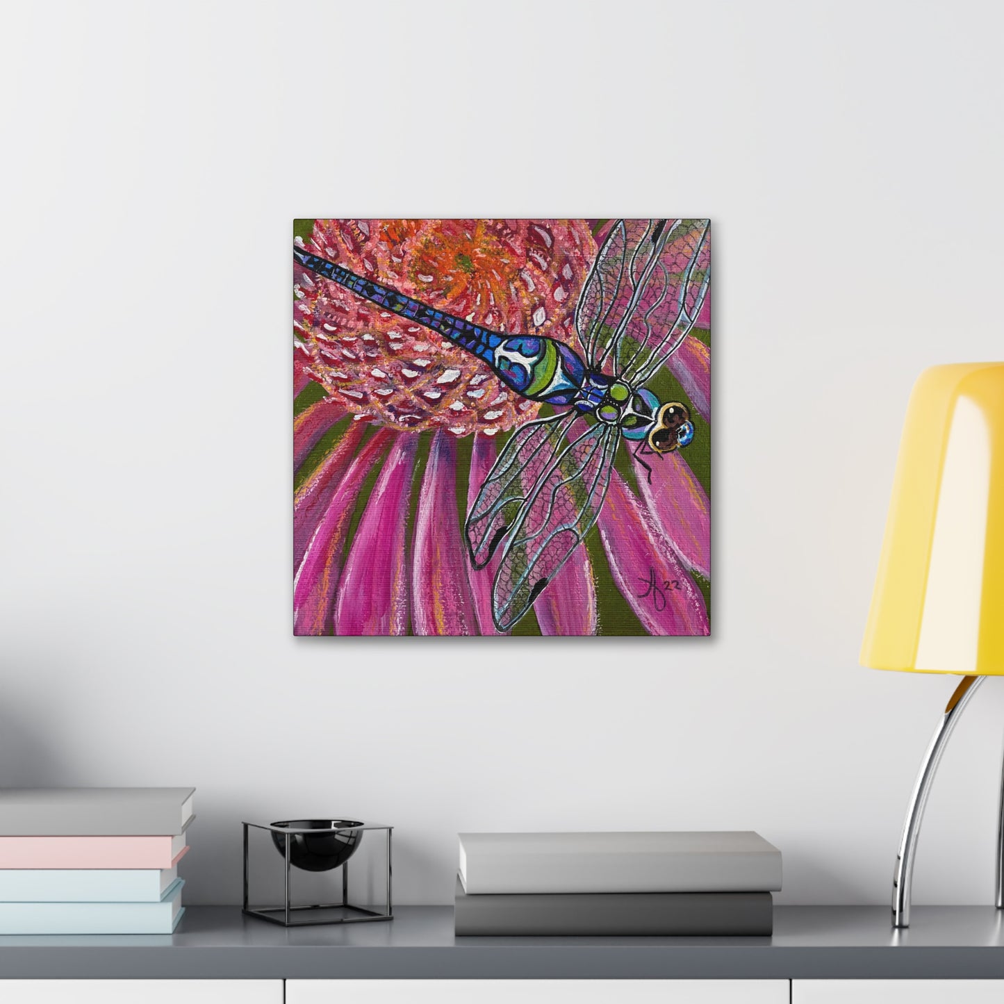 Fine Art Canvas - Garden Jewel from Mama Mosaic Artworks