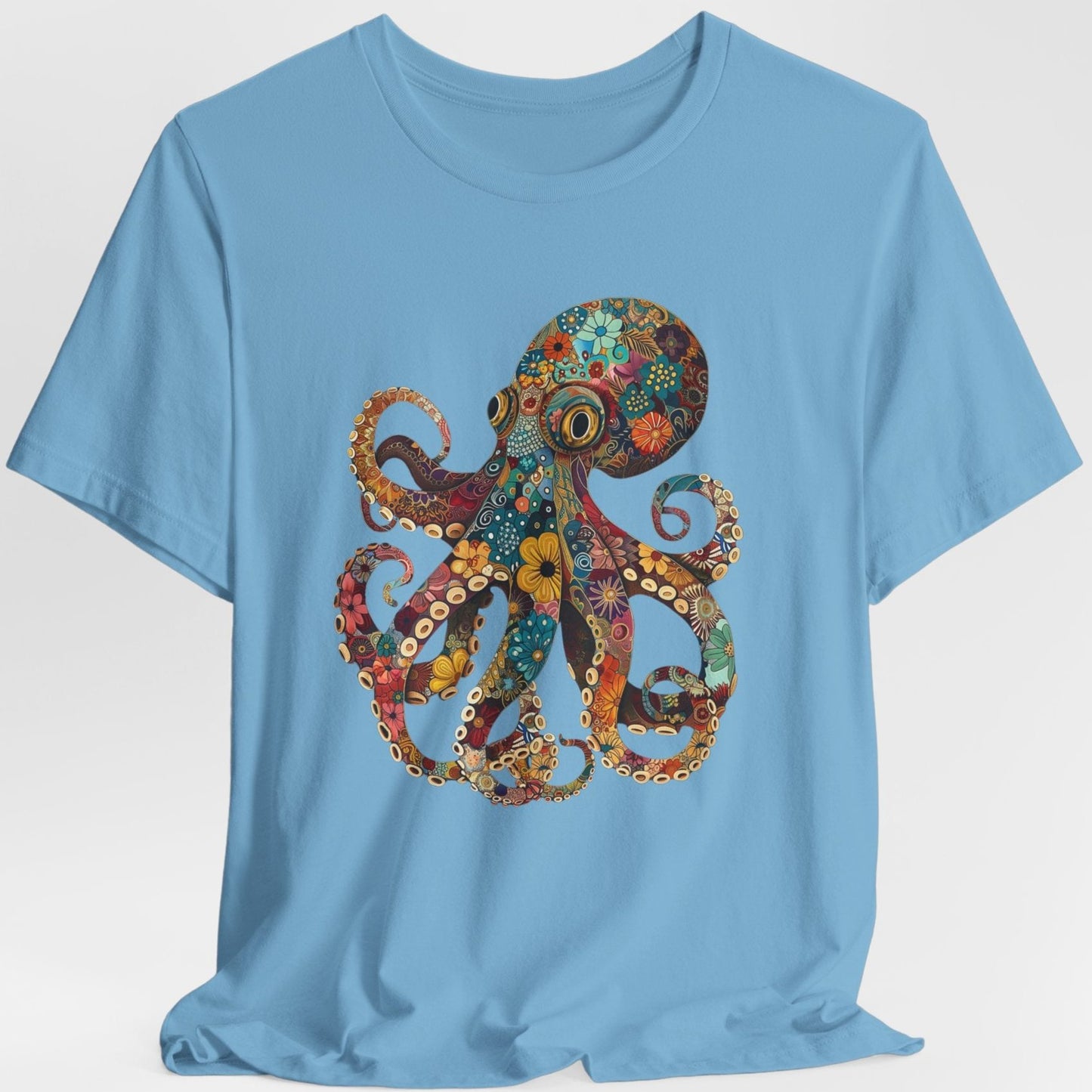 Octopus Shirt - Funky Pattern Unisex Crew