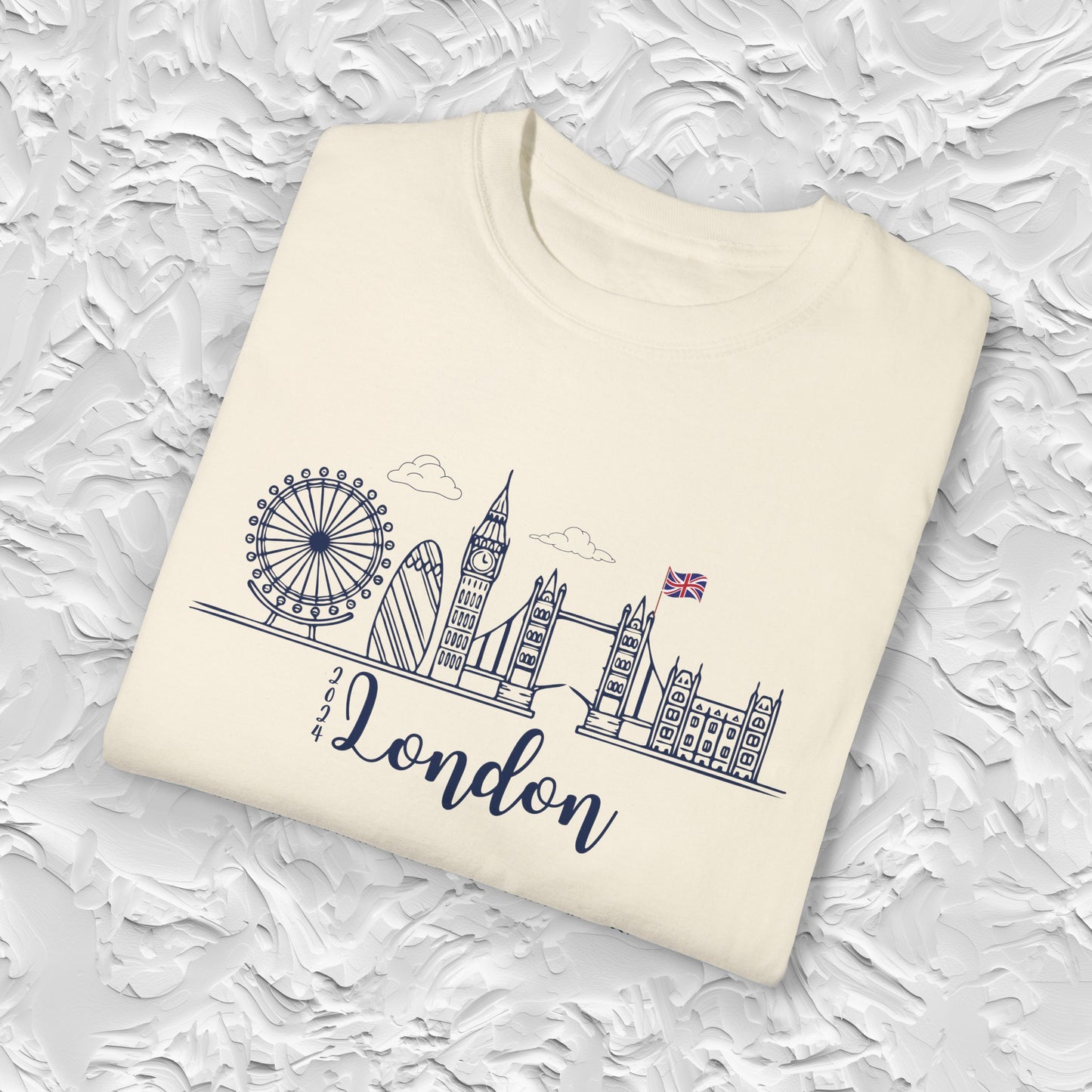 London Cityscape 2024 Trip Comfort Colors Unisex TShirt