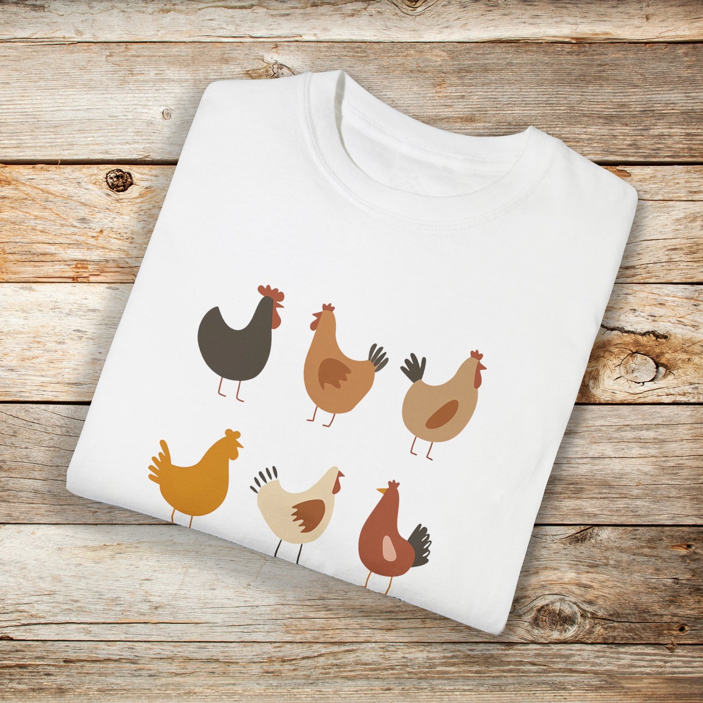 Six Simple Chickens Comfort Colors Unisex TShirt