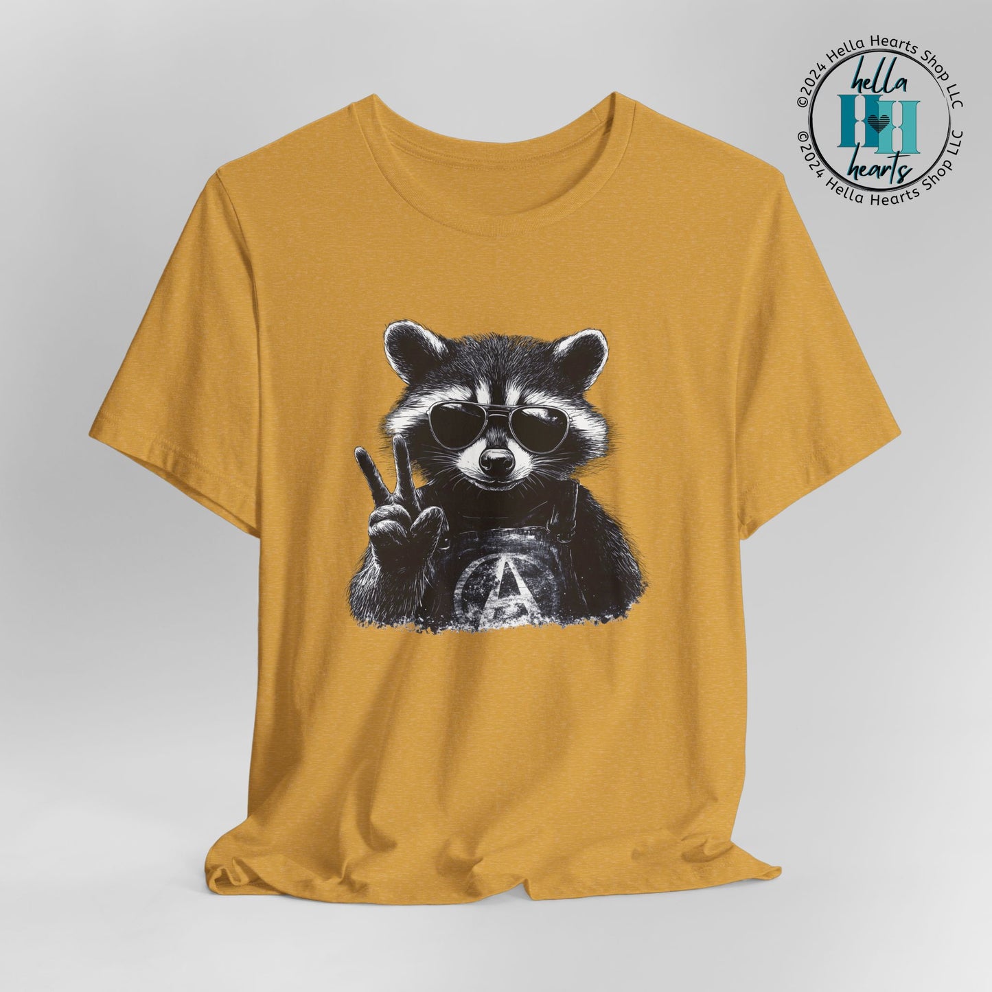 Anarchy Raccoon Shirt - Unisex Crew