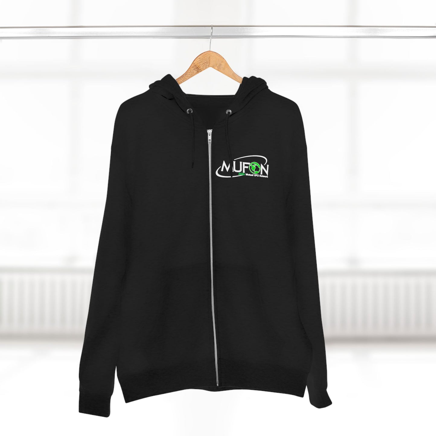 MUFON Idaho Logo Zip Hoodie, Unisex