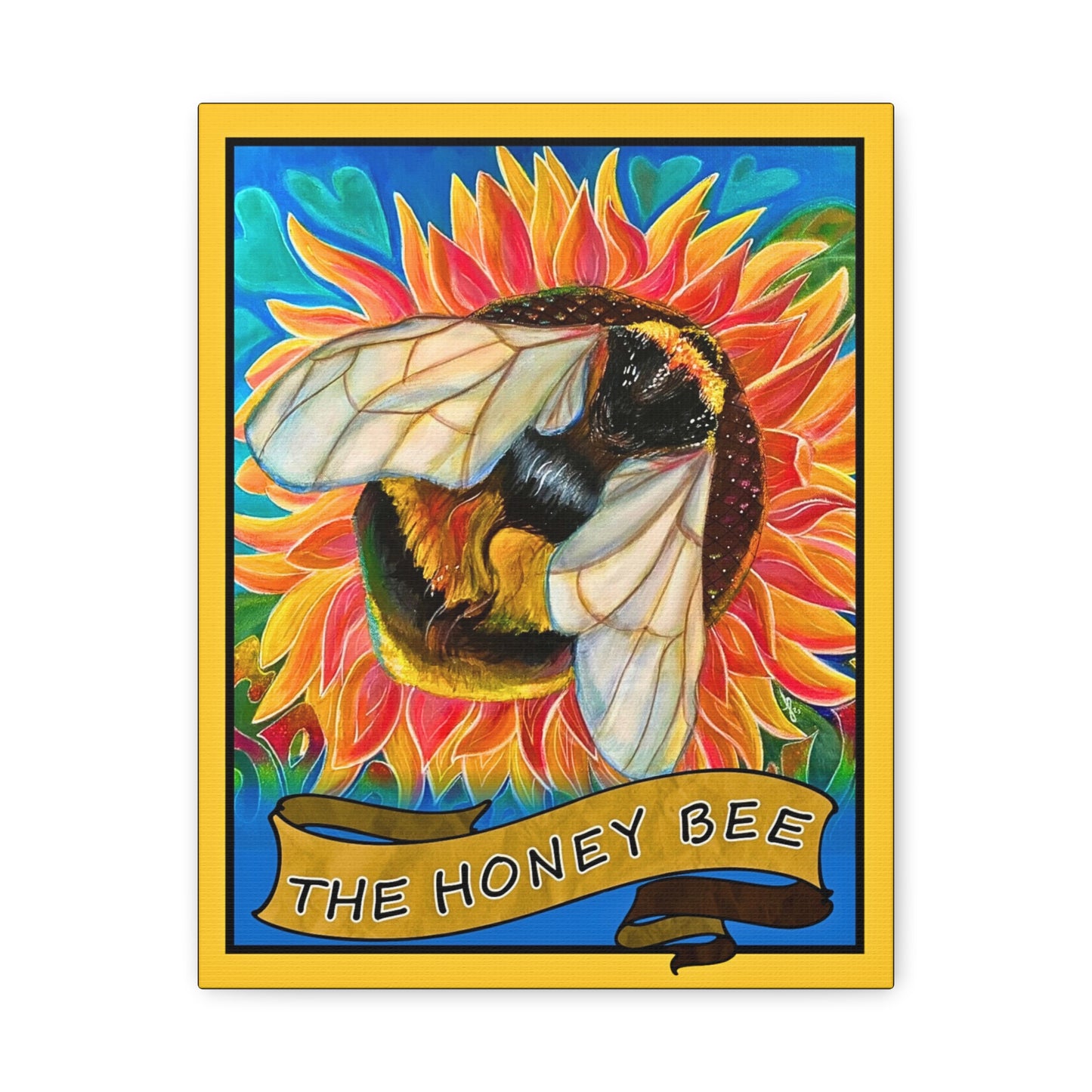 Tarot The Honey Bee Canvas Wall Art