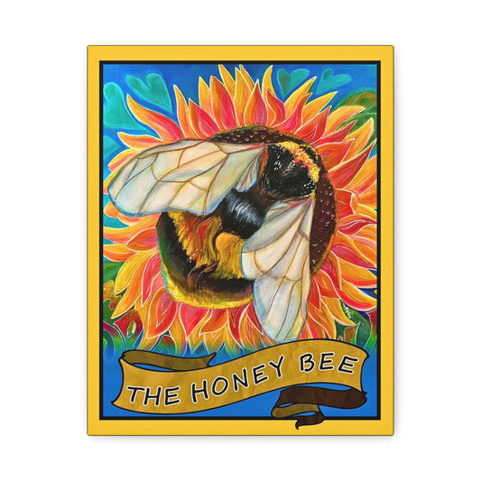 Tarot The Honey Bee Canvas Wall Art