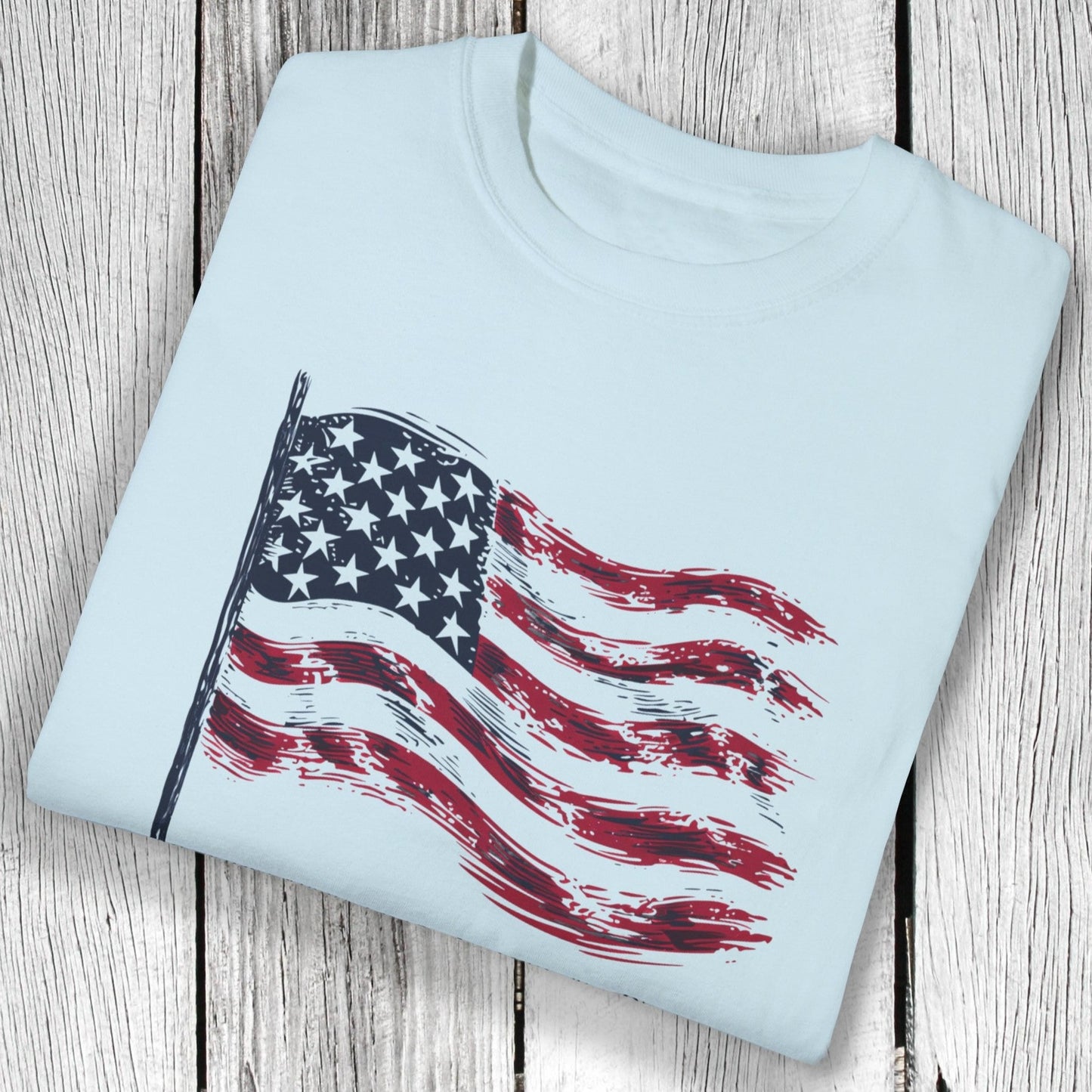 USA Flag Est 1776 Comfort Colors Unisex TShirt