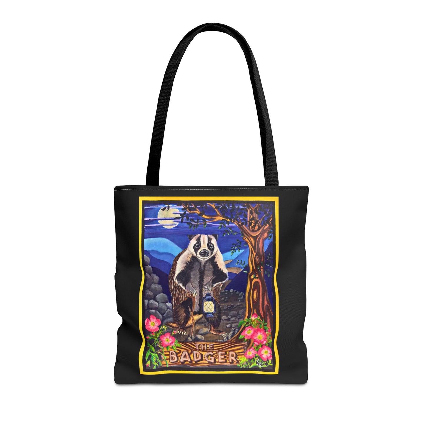 Tarot The Badger Tote Bag