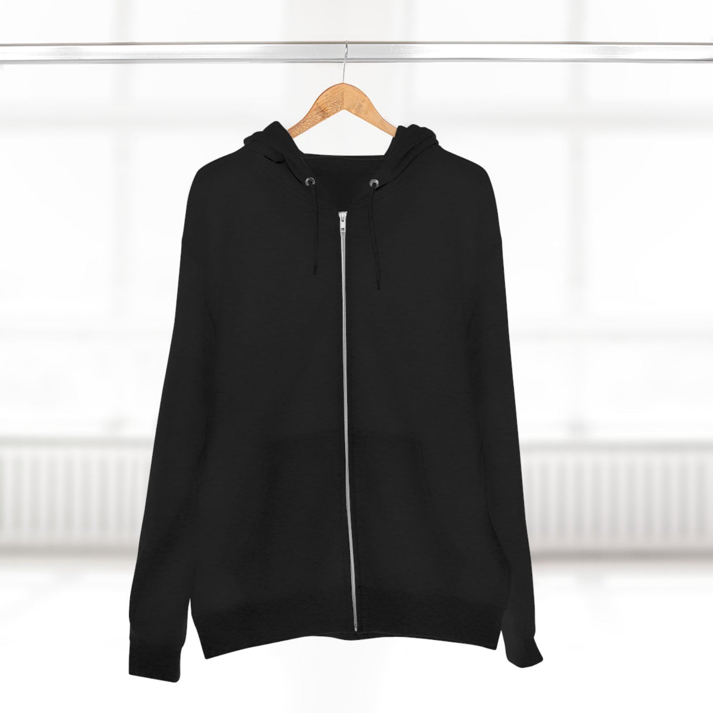 Alien Idaho Potato Beam up on the back, Zip Hoodie, Unisex