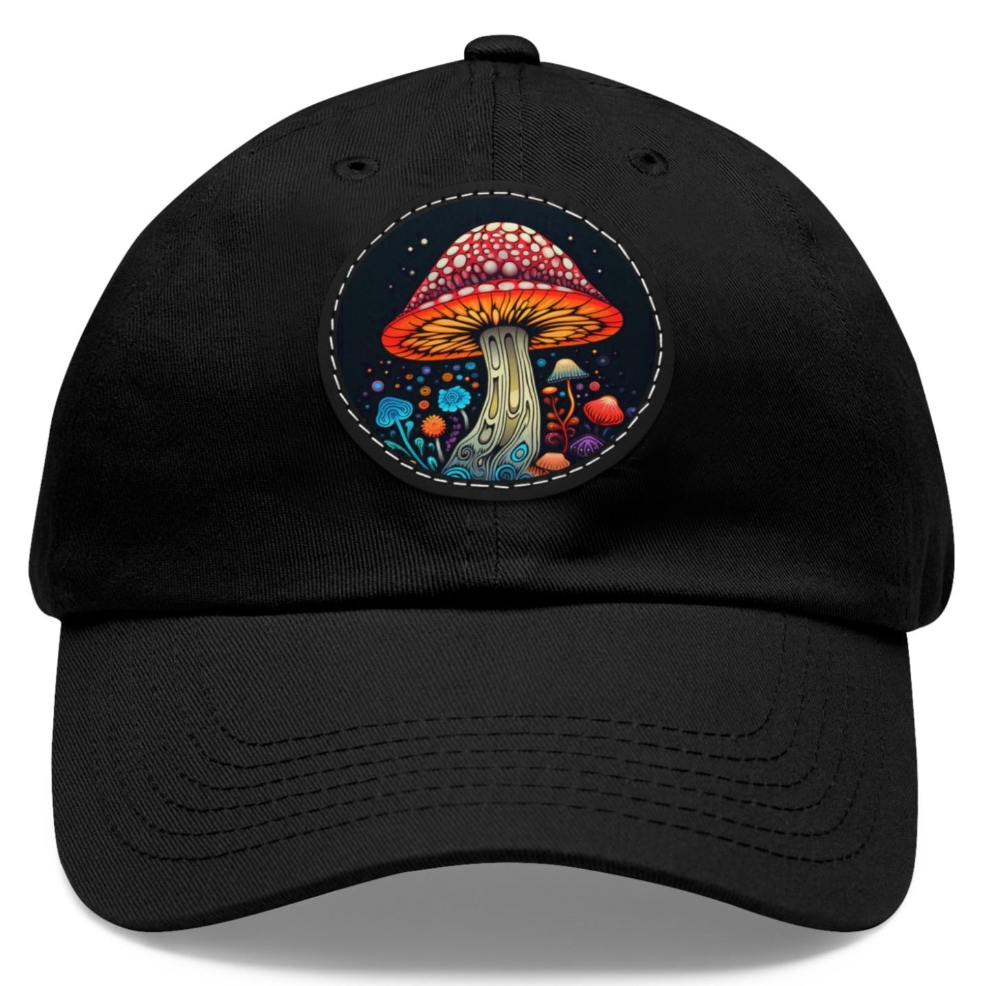 Psychedelic Shroom Adjustable Dad Hat