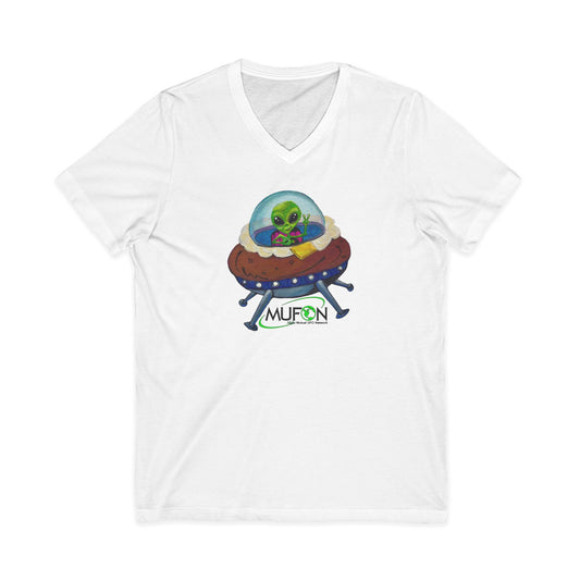 MUFON Idaho Spudly, V-Neck Tee