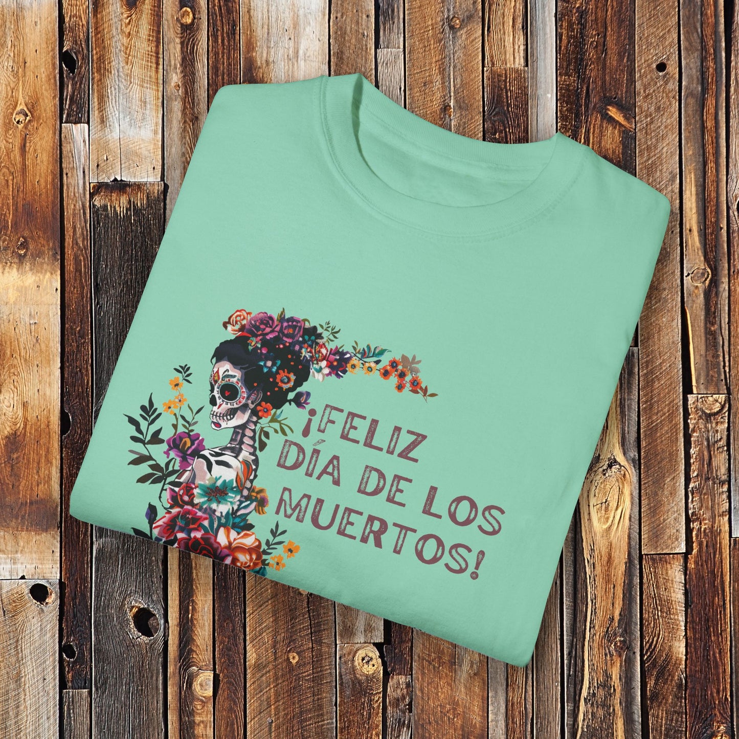 La Catrina Shirt - Calavera Day of the Dead TShirt - Comfort Colors Unisex Crew