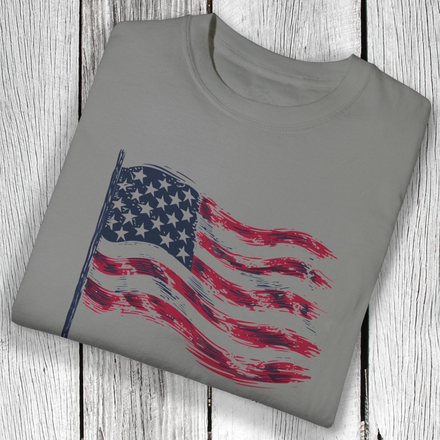 USA Flag Est 1776 Comfort Colors Unisex TShirt