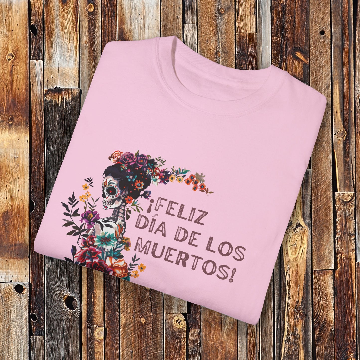 La Catrina Shirt - Calavera Day of the Dead TShirt - Comfort Colors Unisex Crew