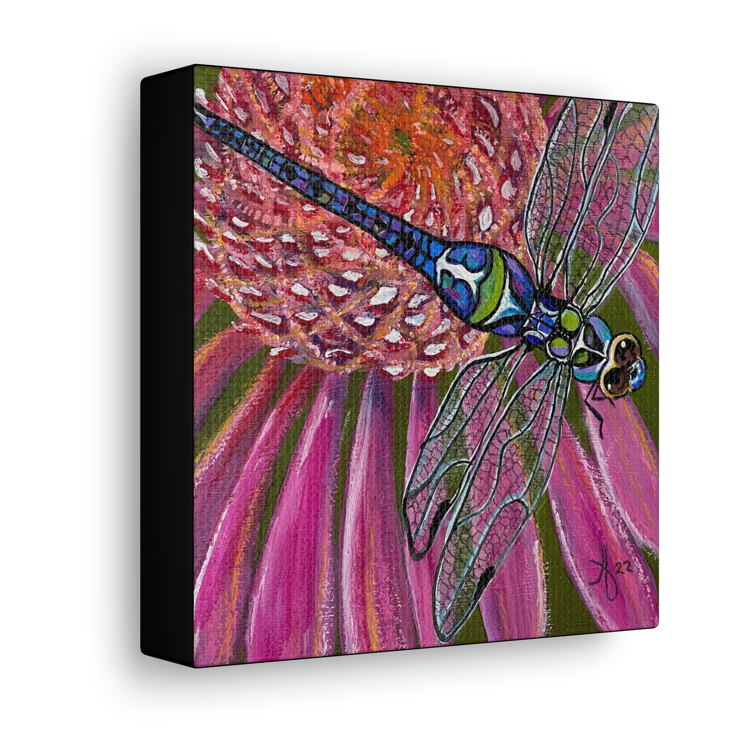 Fine Art Canvas - Garden Jewel from Mama Mosaic Artworks