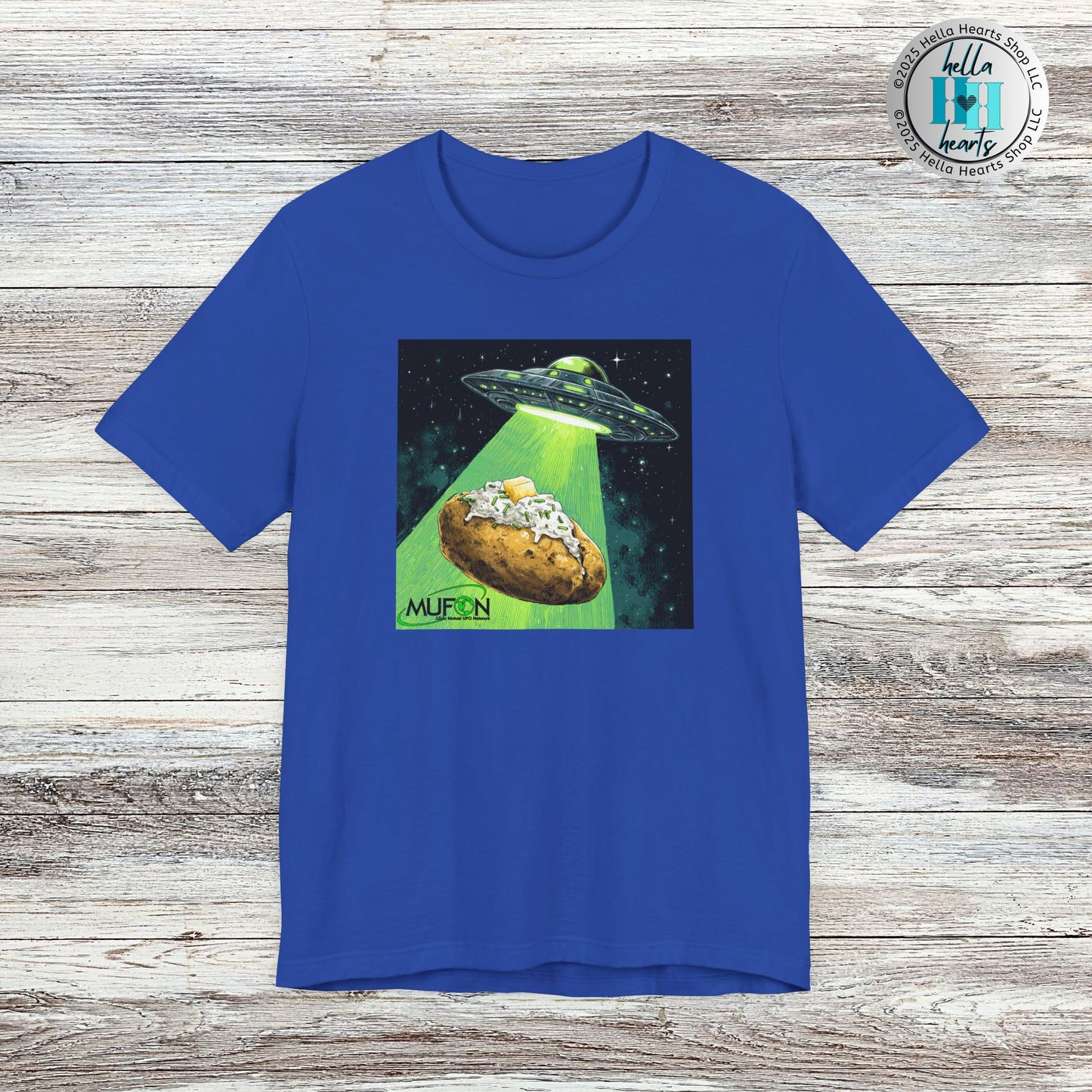 MUFON Idaho Baked Potato UFO Shirt, Unisex