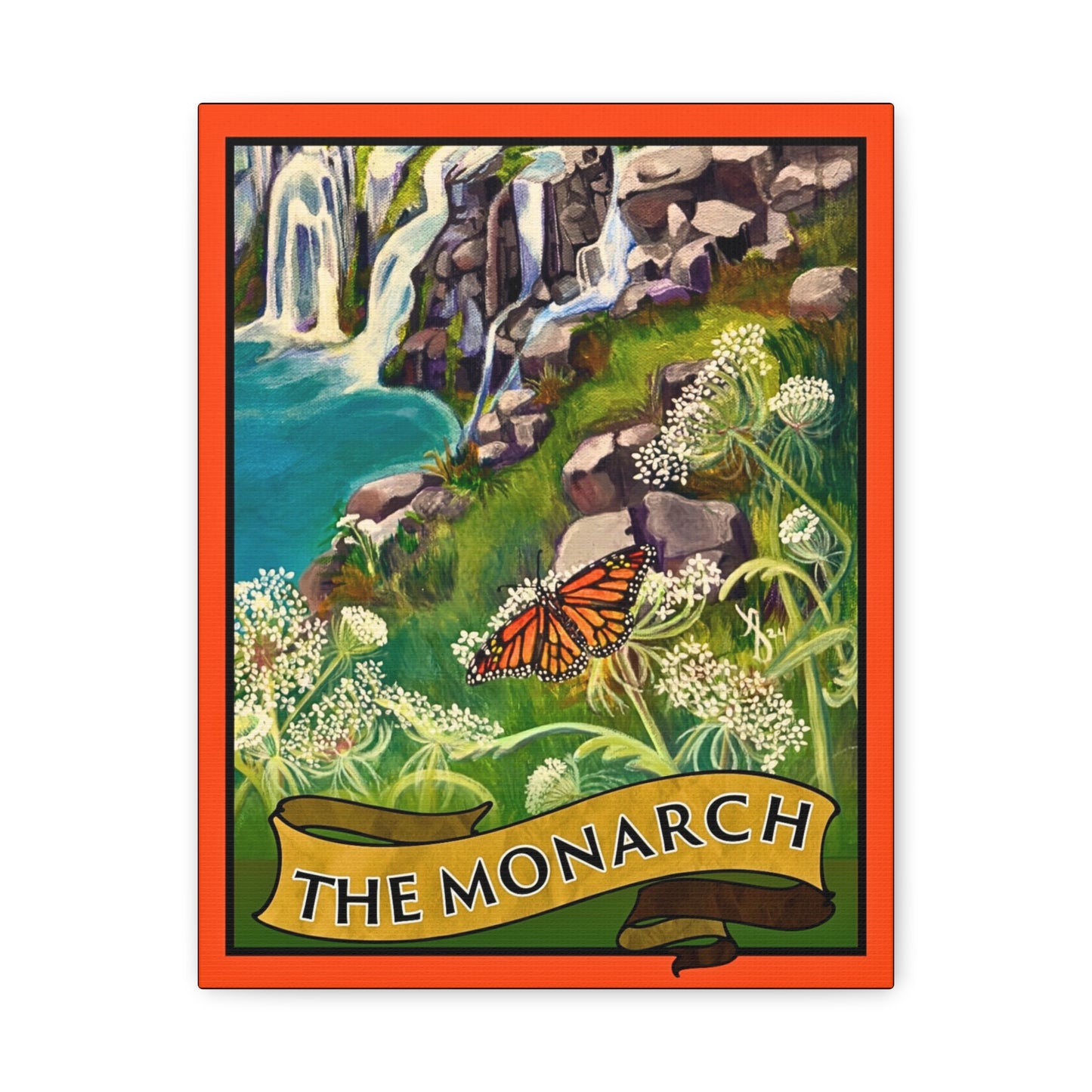 Tarot The Monarch Canvas Wall Art