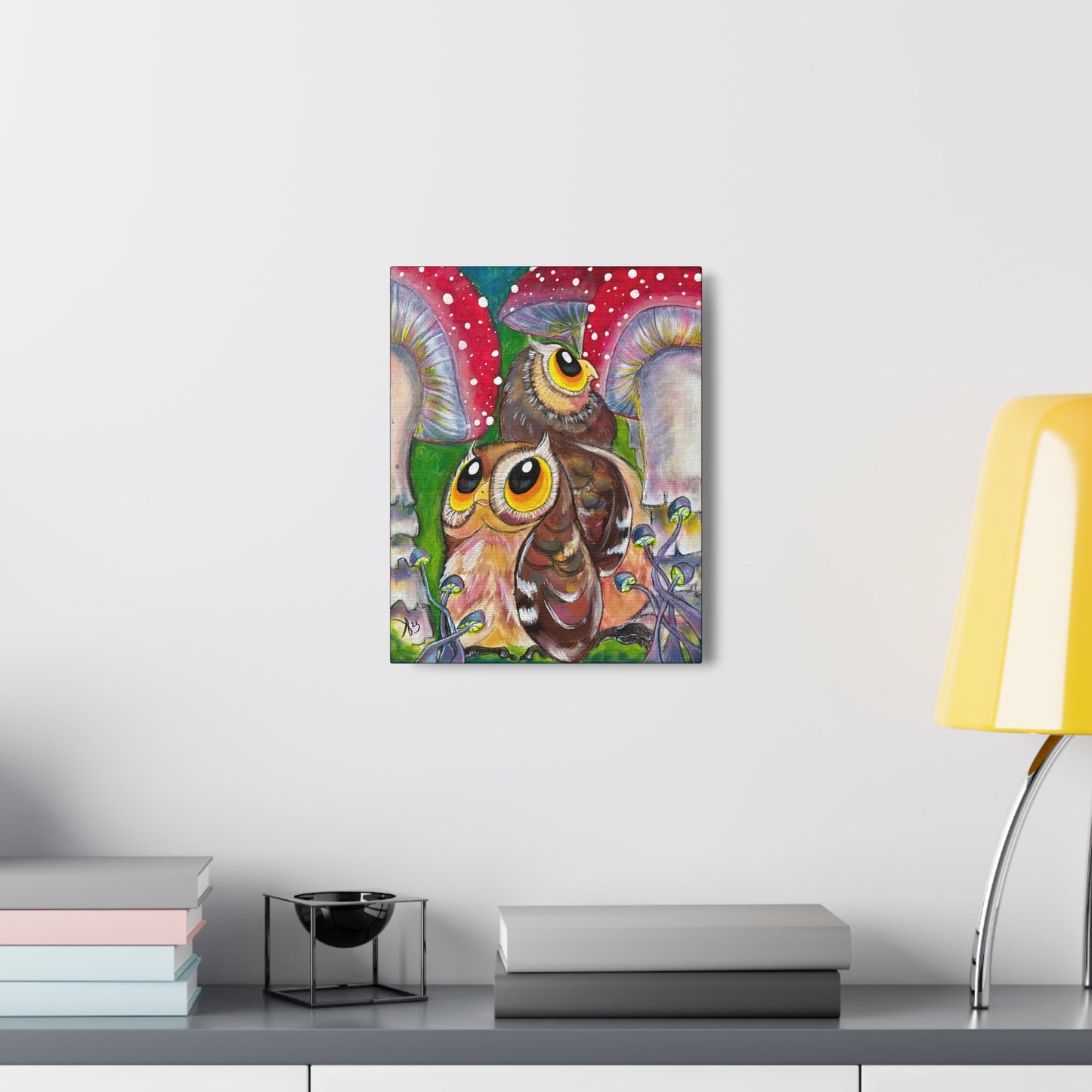 Fine Art Canvas - Lost in Shroomtasia from Mama Mosaic Artworks