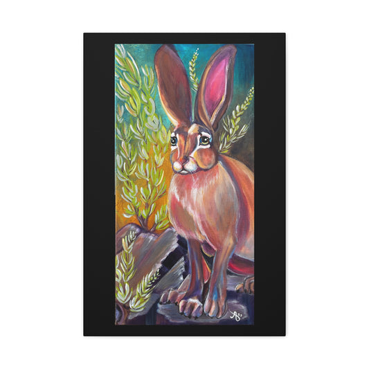 Fine Art Canvas - Desert Hare from Mama Mosaic Artworks