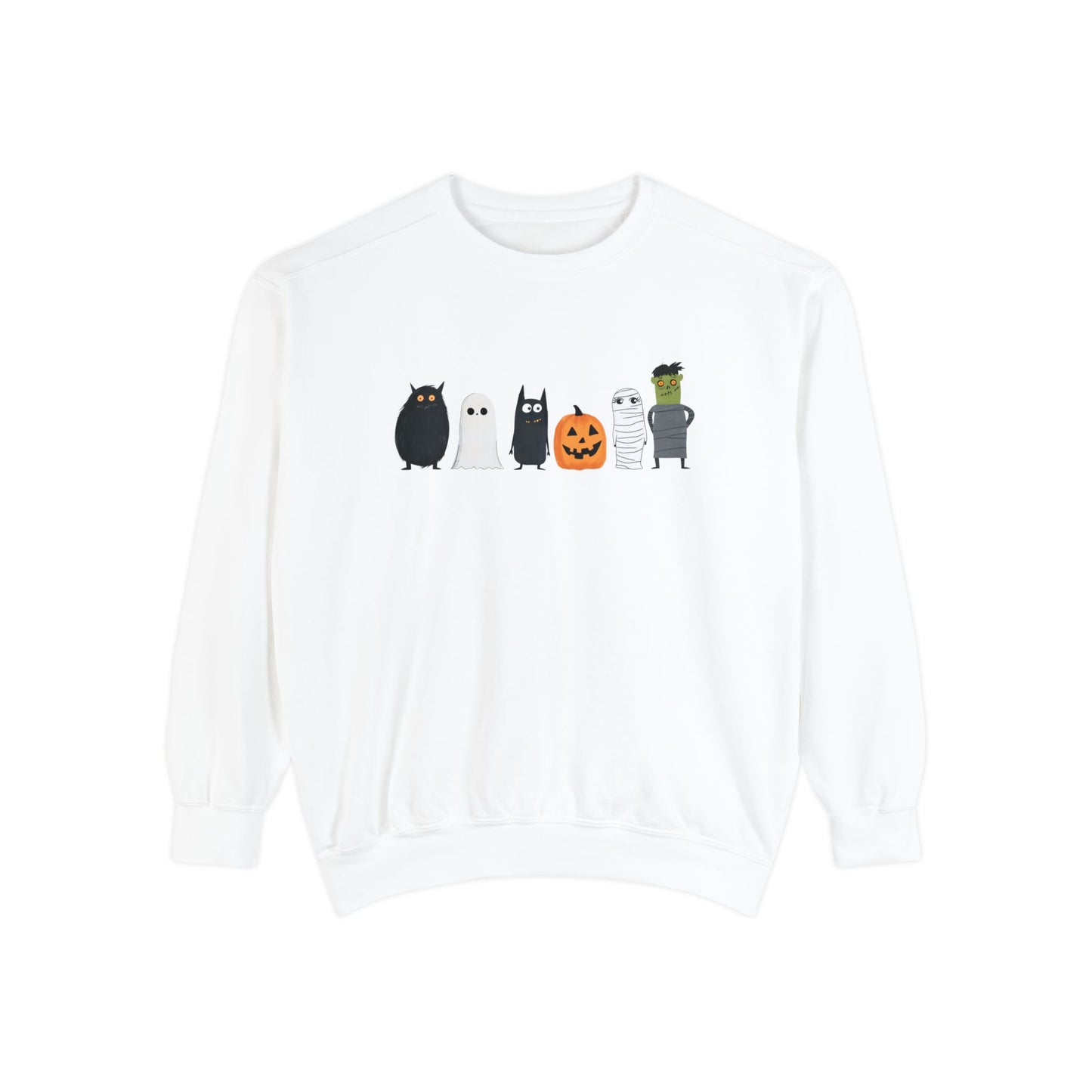 Spooky Monster Family Sweatshirt - Comfort Colors Unisex Crew