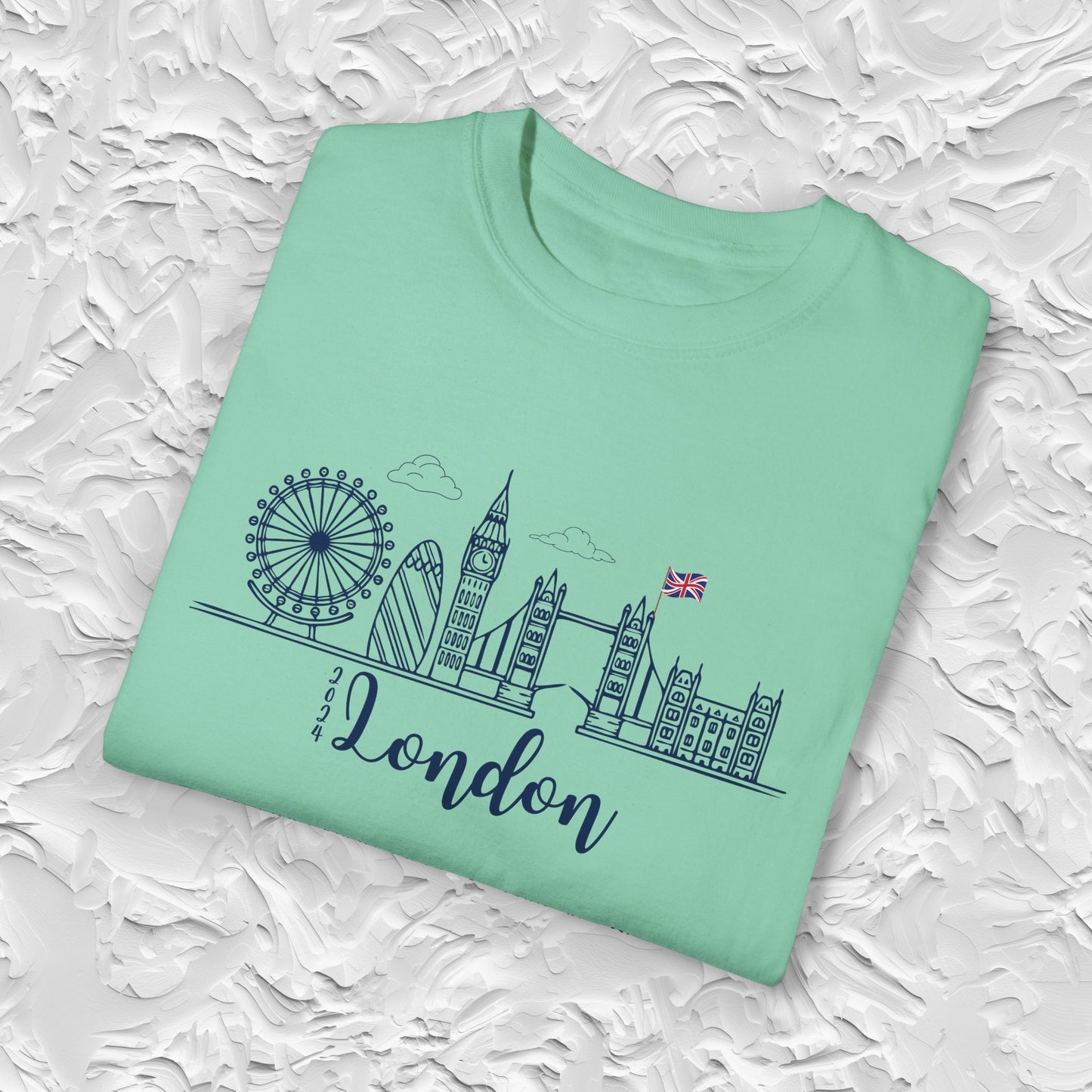 London Cityscape 2024 Trip Comfort Colors Unisex TShirt