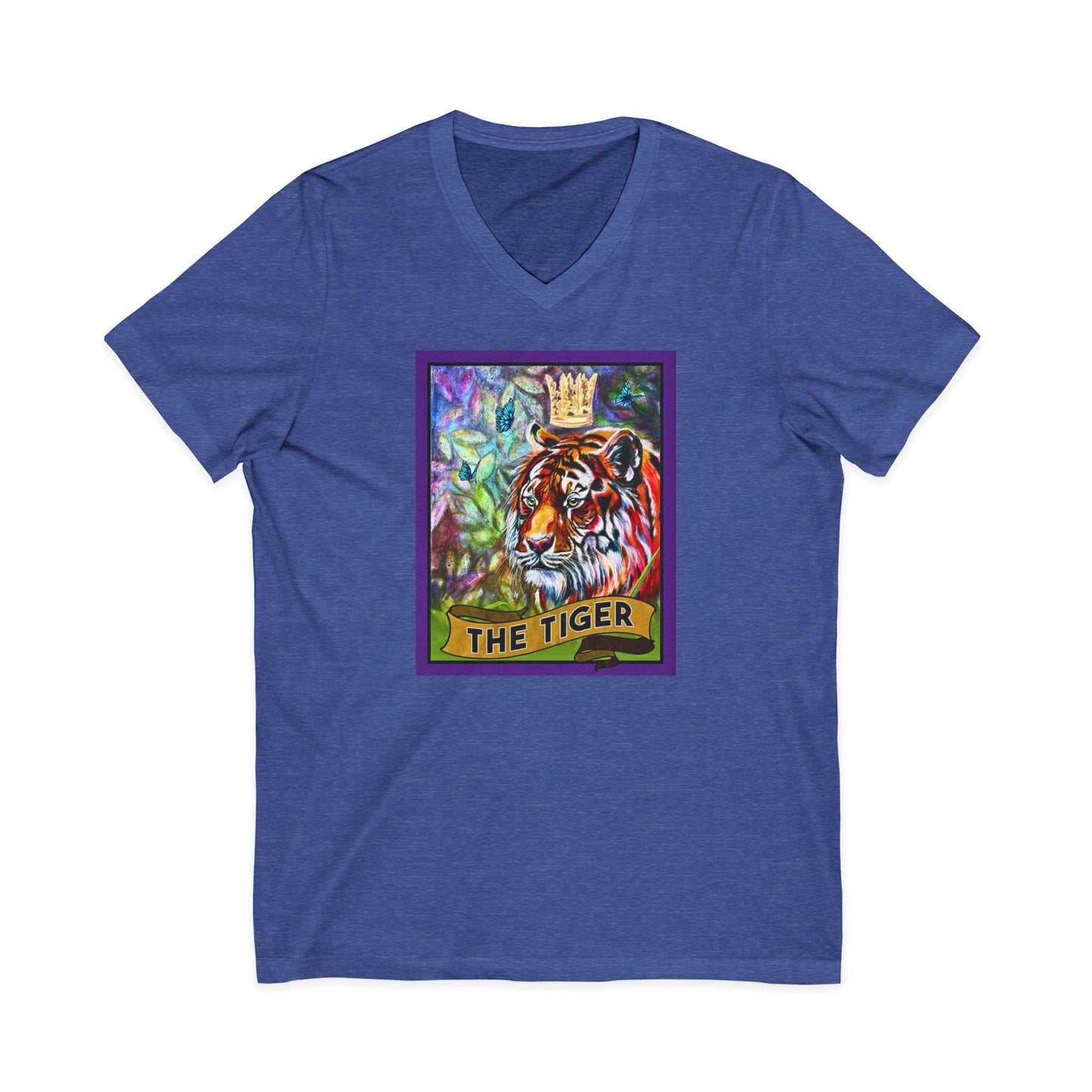 Tarot The Tiger V-Neck Tee