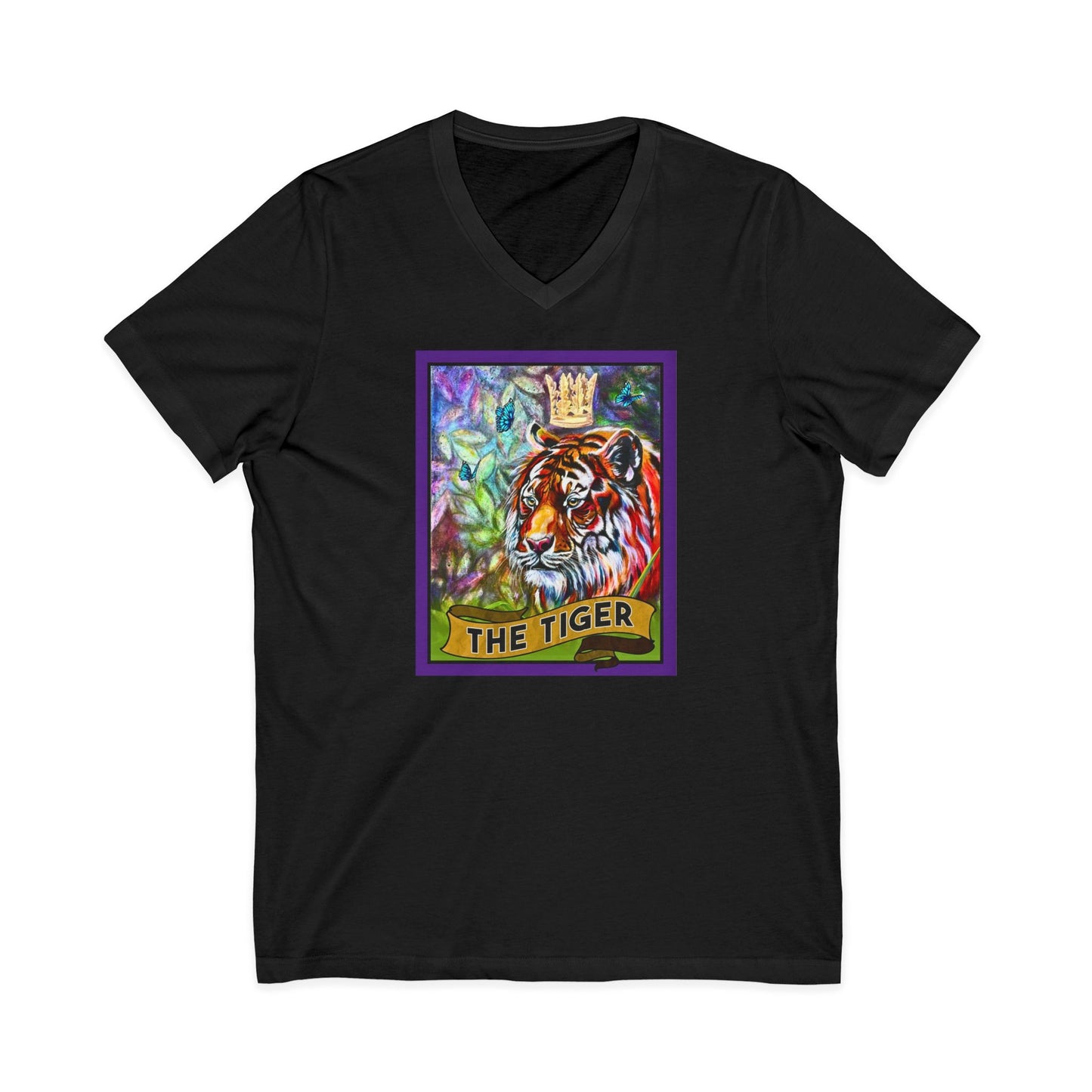Tarot The Tiger V-Neck Tee