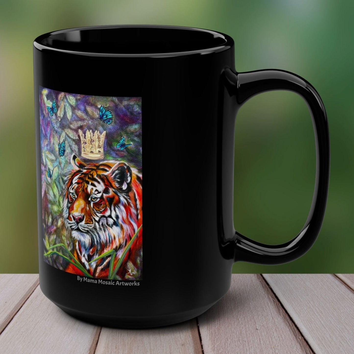 Mug - Mastered Thought Tiger from Mama Mosaic Artworks