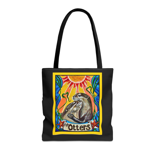 Tarot The Otters Tote Bag