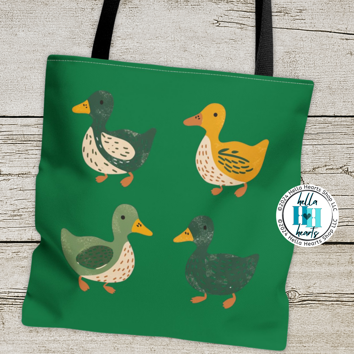 Ducks Tote Bag - Eugene Oregon Bag - Water Resistant Tote - 3 Sizes