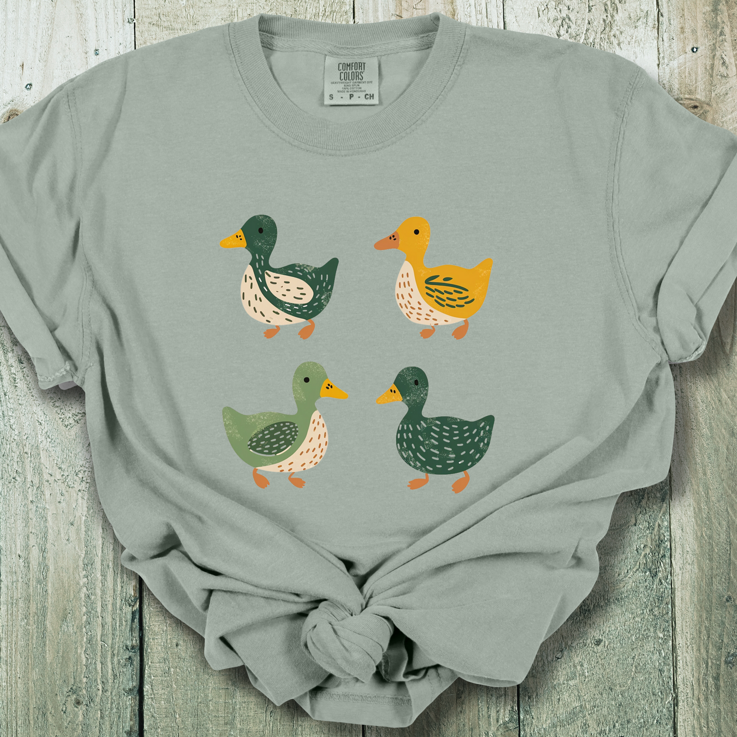 Simple Ducks TShirt - Eugene Oregon Comfort Colors Unisex Crew