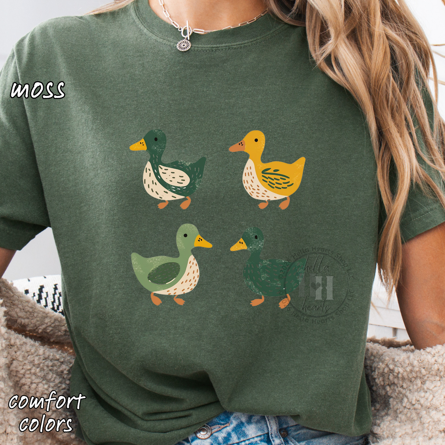 Simple Ducks TShirt - Eugene Oregon Fan, Comfort Colors, Unisex