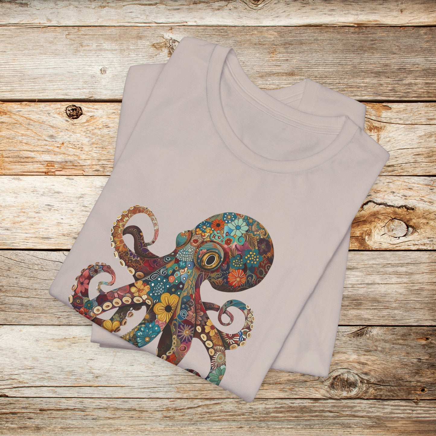 Patterned Octopus Unisex TShirt