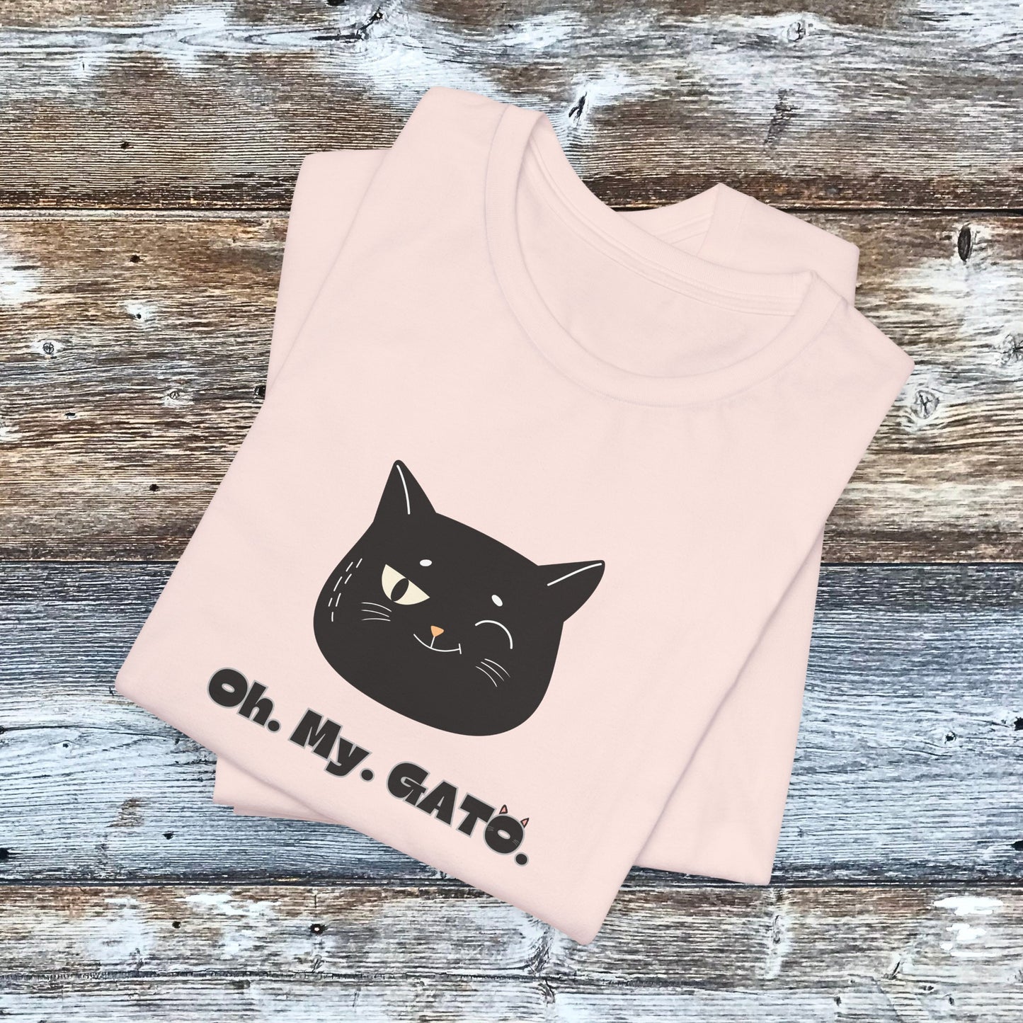 Black Cat TShirt - Oh My Gato Unisex Crew