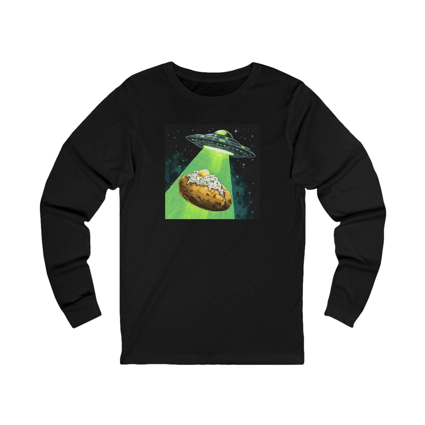 Alien Idaho Baked Potato UFO, Long Sleeve Tee