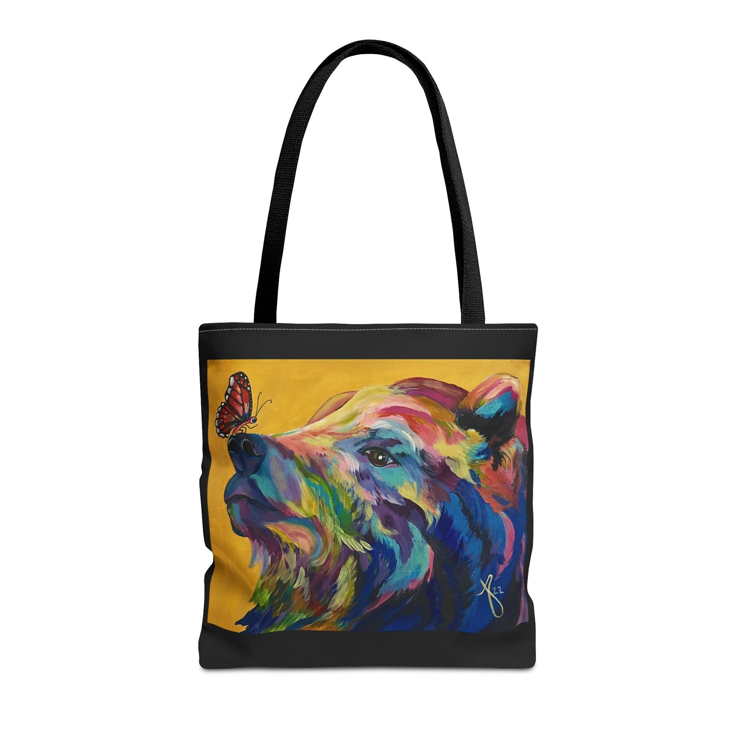 The Bear And Butterfly Tote Bag