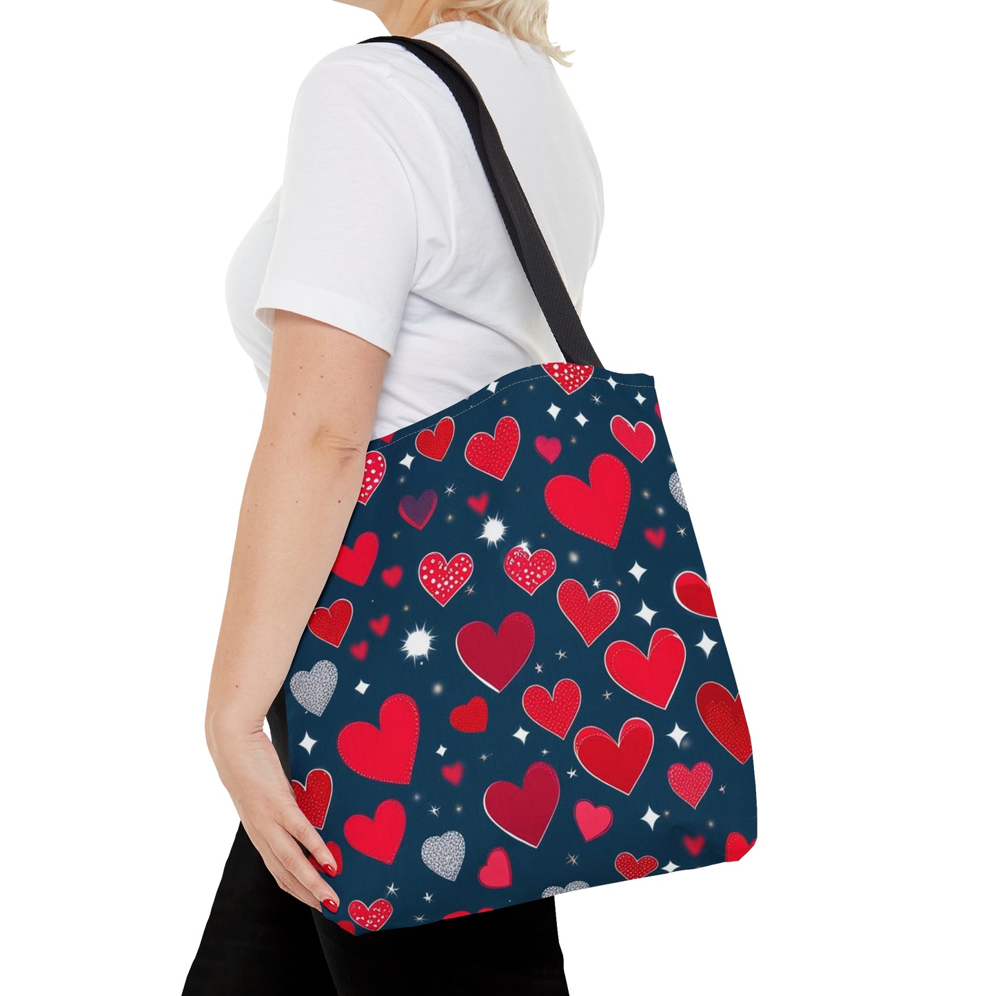 Hearts Tote Bag - Spread the Love - 3 Sizes