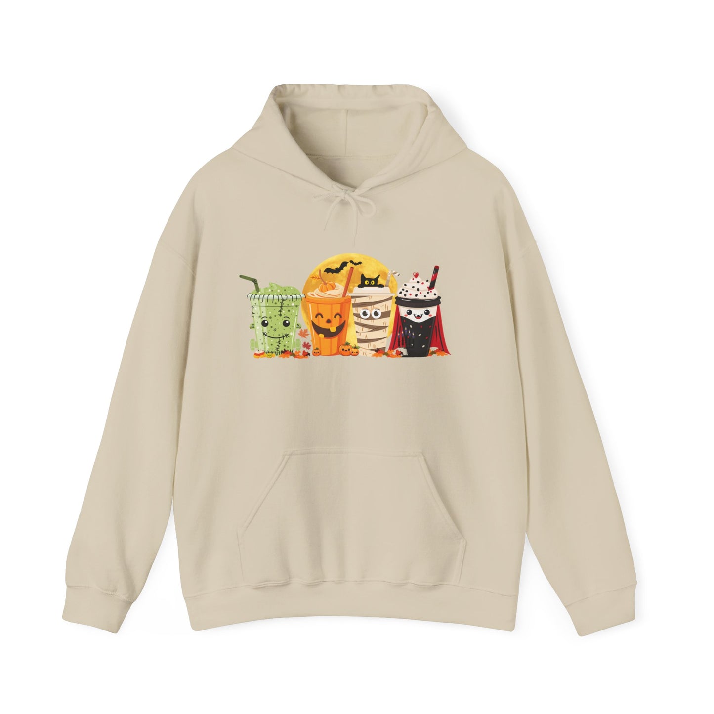 Halloween Monster Coffee Hoodie Unisex