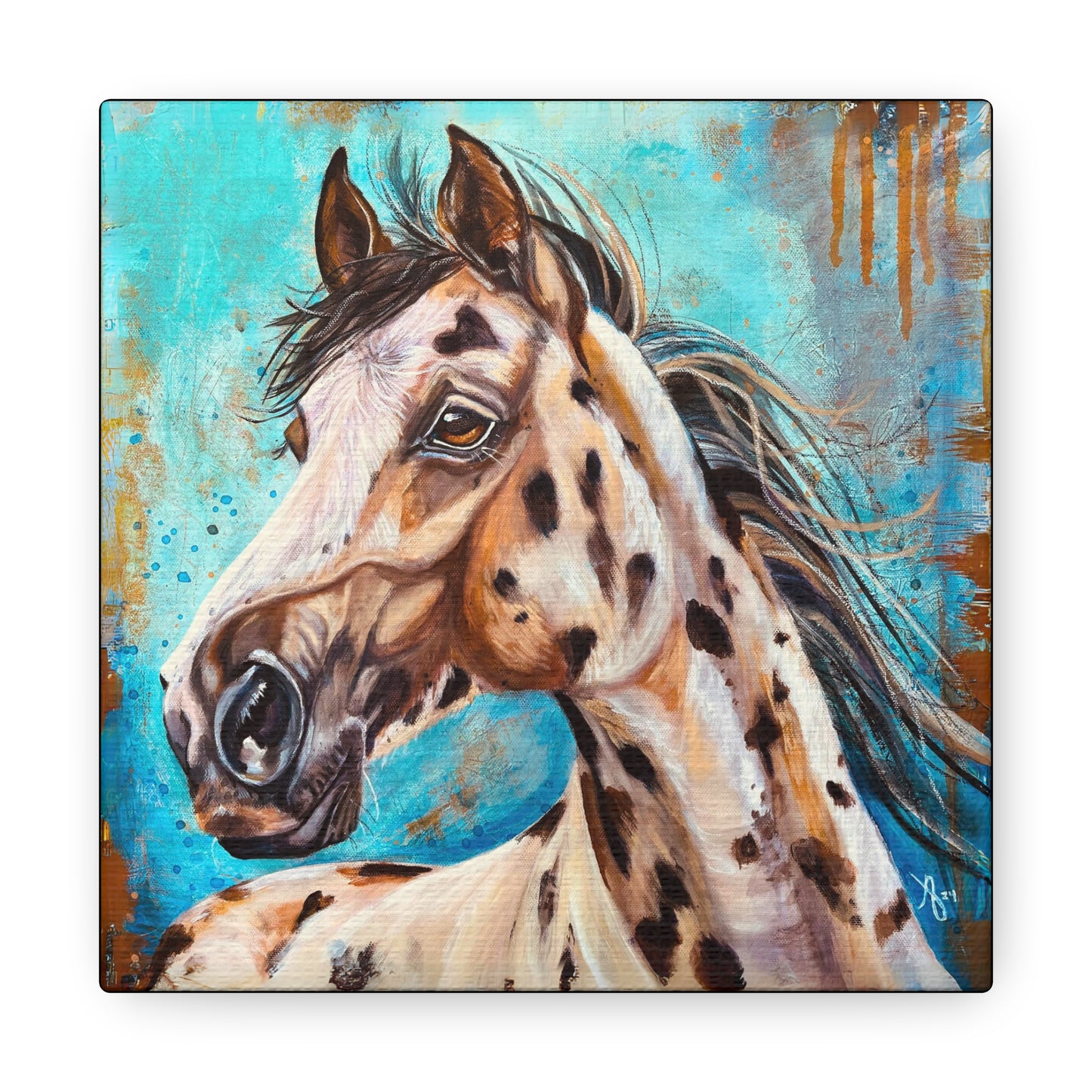 Canvas Wall Art - Gypsy From Mama Mosaic Artworks - Comes Ready to Hang