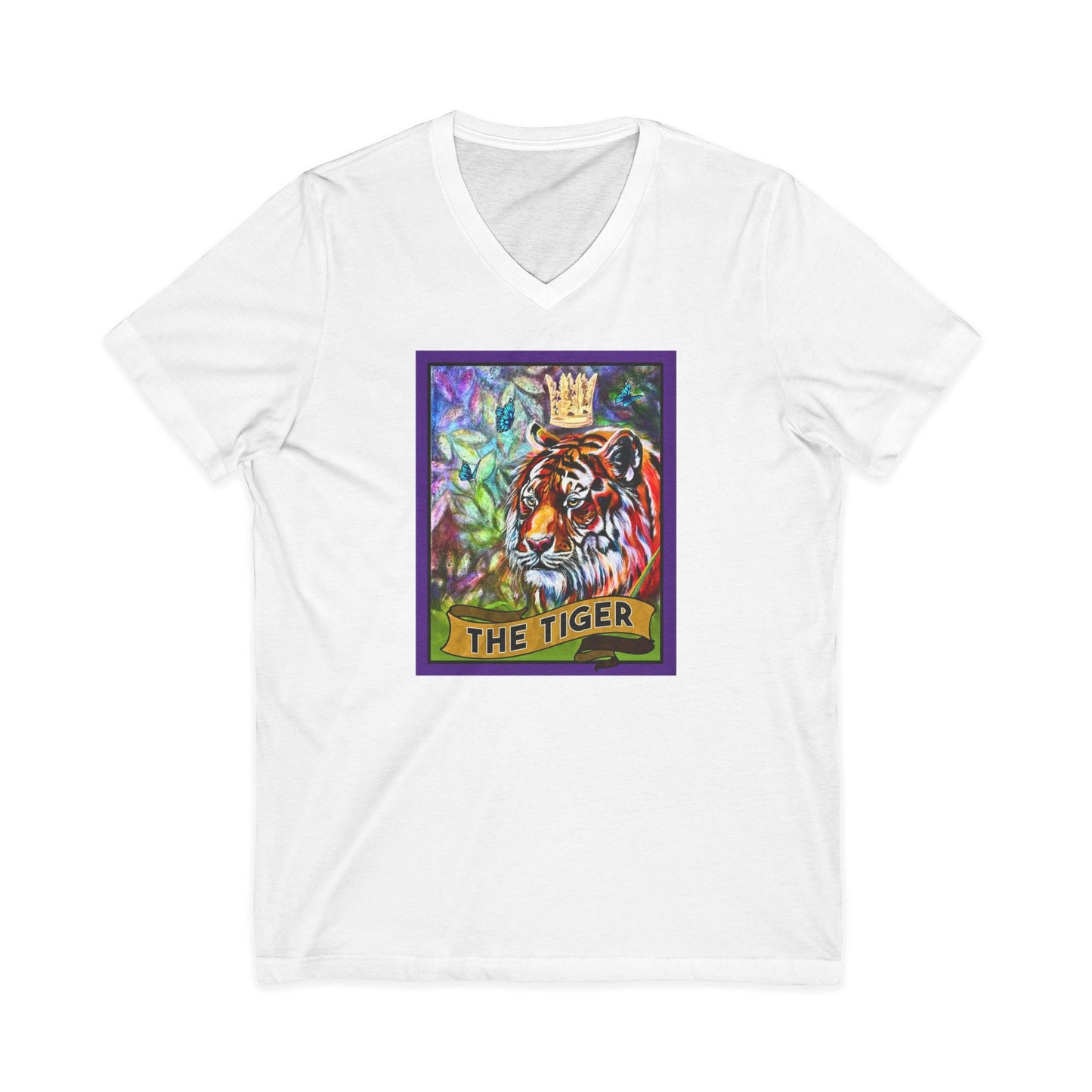 Tarot The Tiger V-Neck Tee