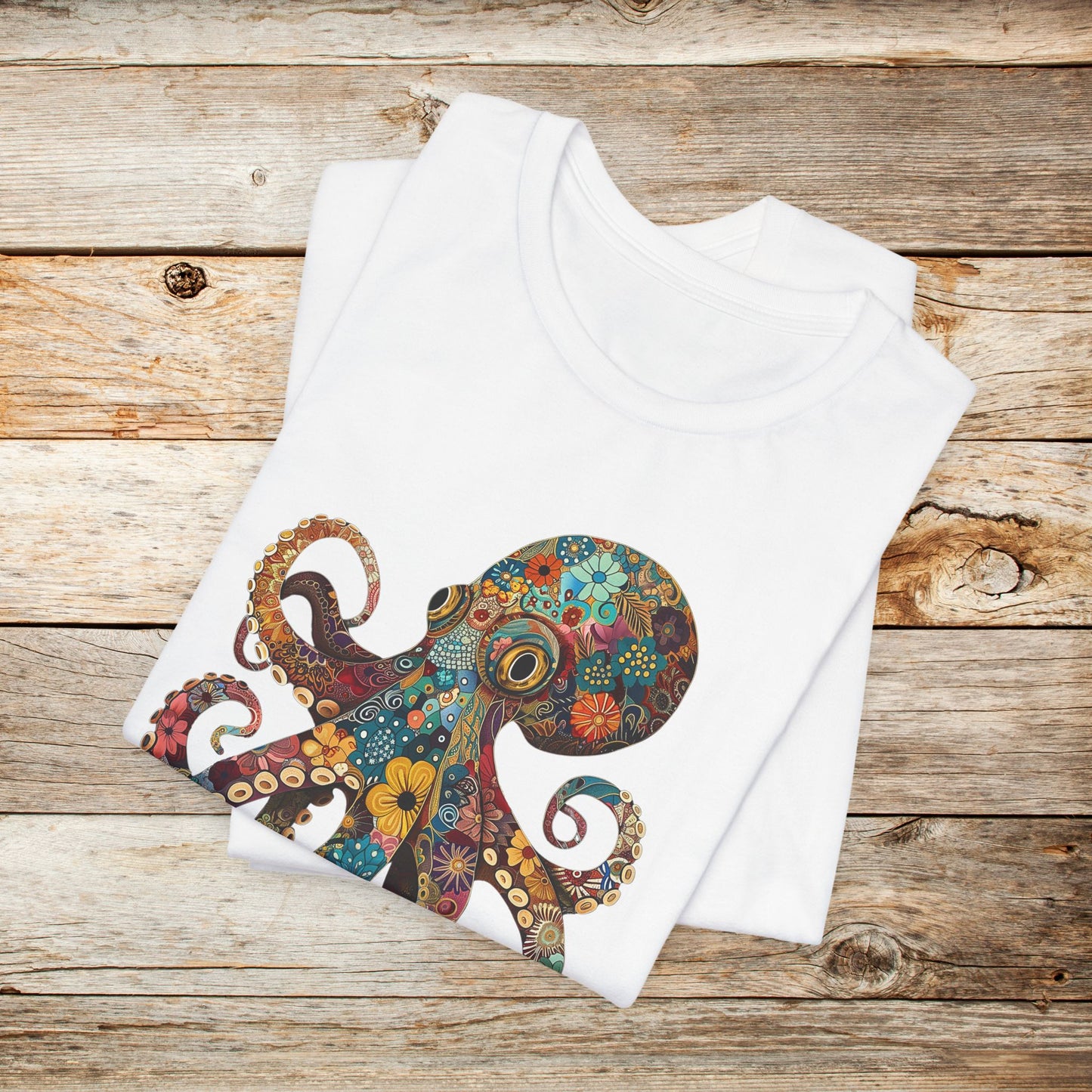 Octopus Shirt - Funky Pattern Unisex Crew