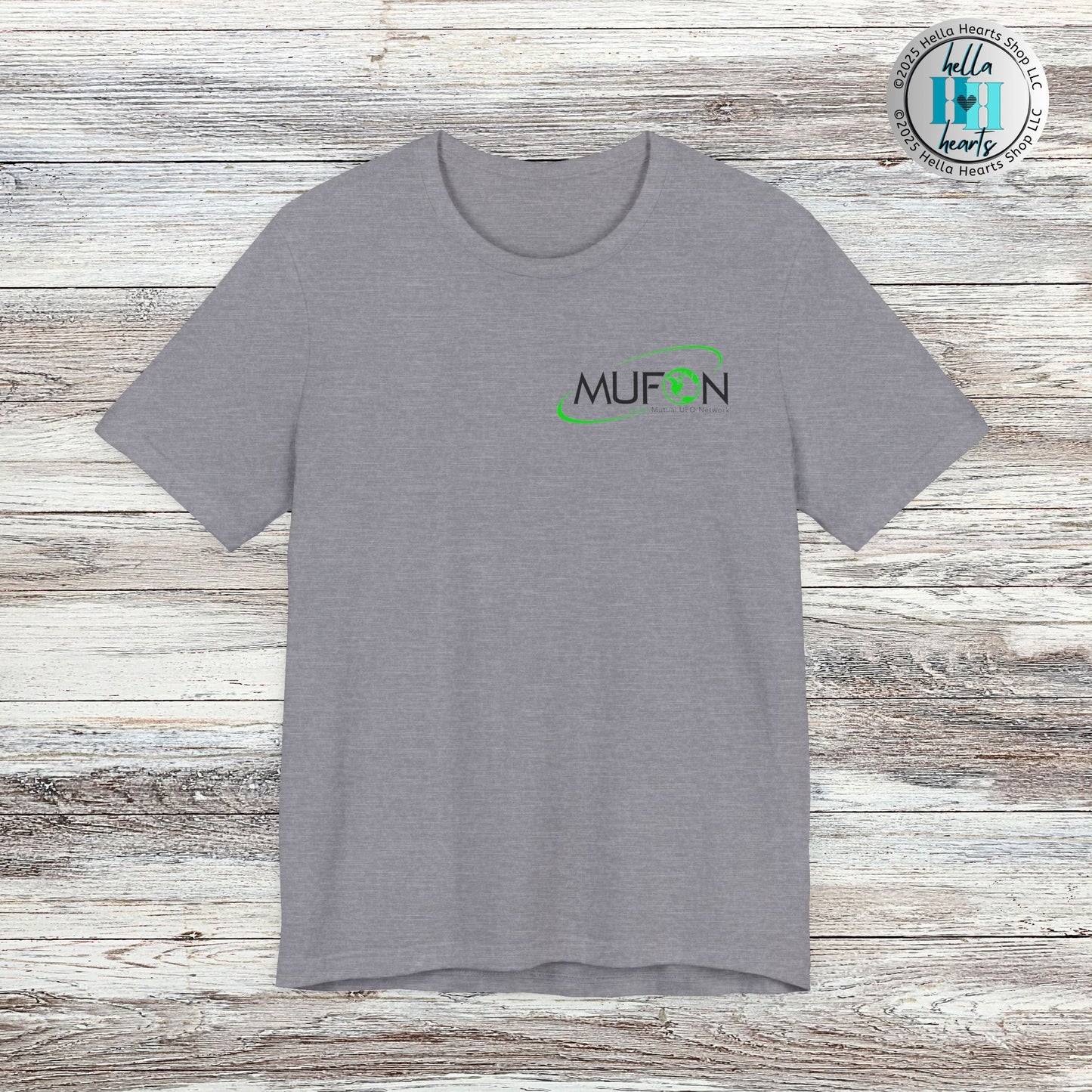 MUFON Idaho Logo Front and Back Shirt, Unisex