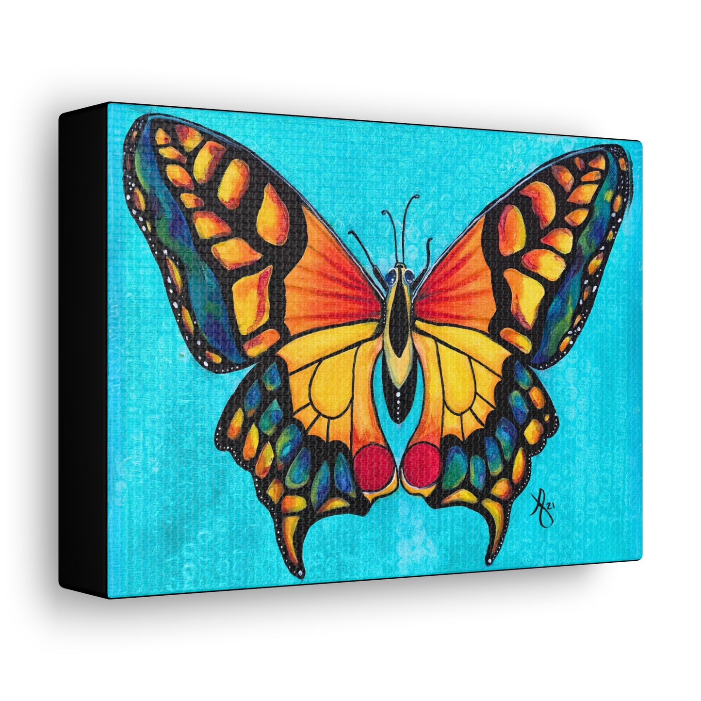 Canvas Wall Art - Portrait of a Butterfly from Mama Mosaic Artworks