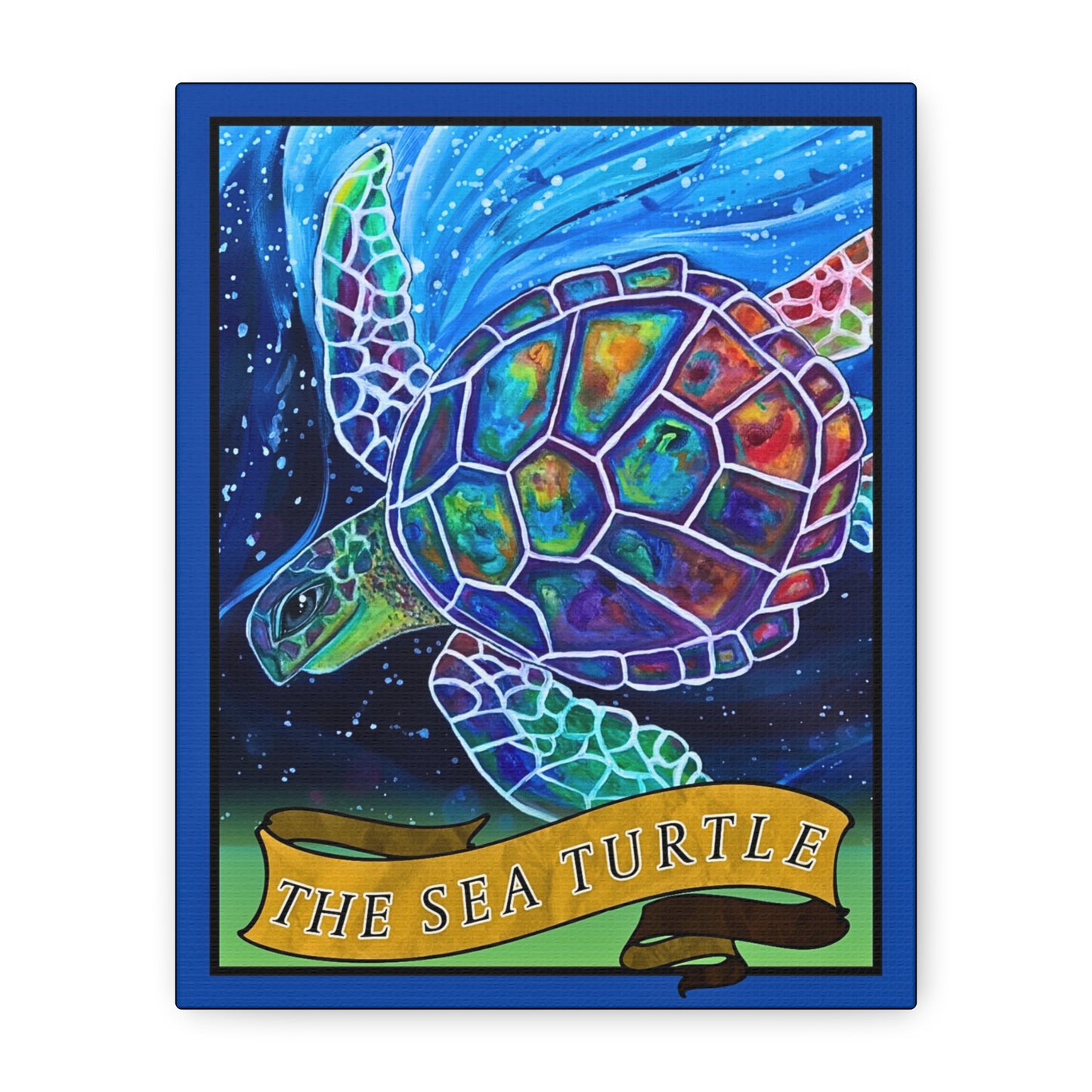 Tarot The Sea Turtle Canvas Wall Art
