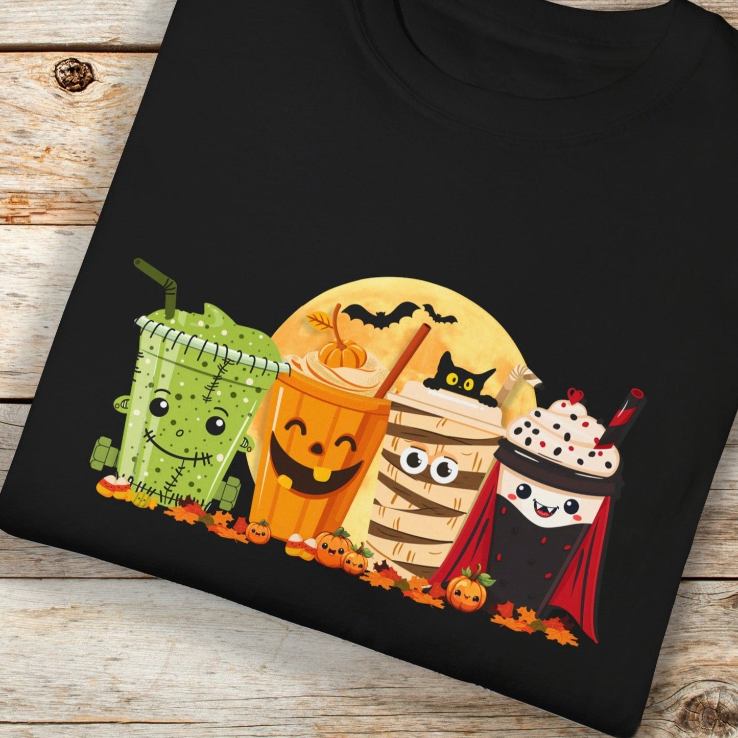 Halloween Monster Coffee Comfort Colors Unisex TShirt