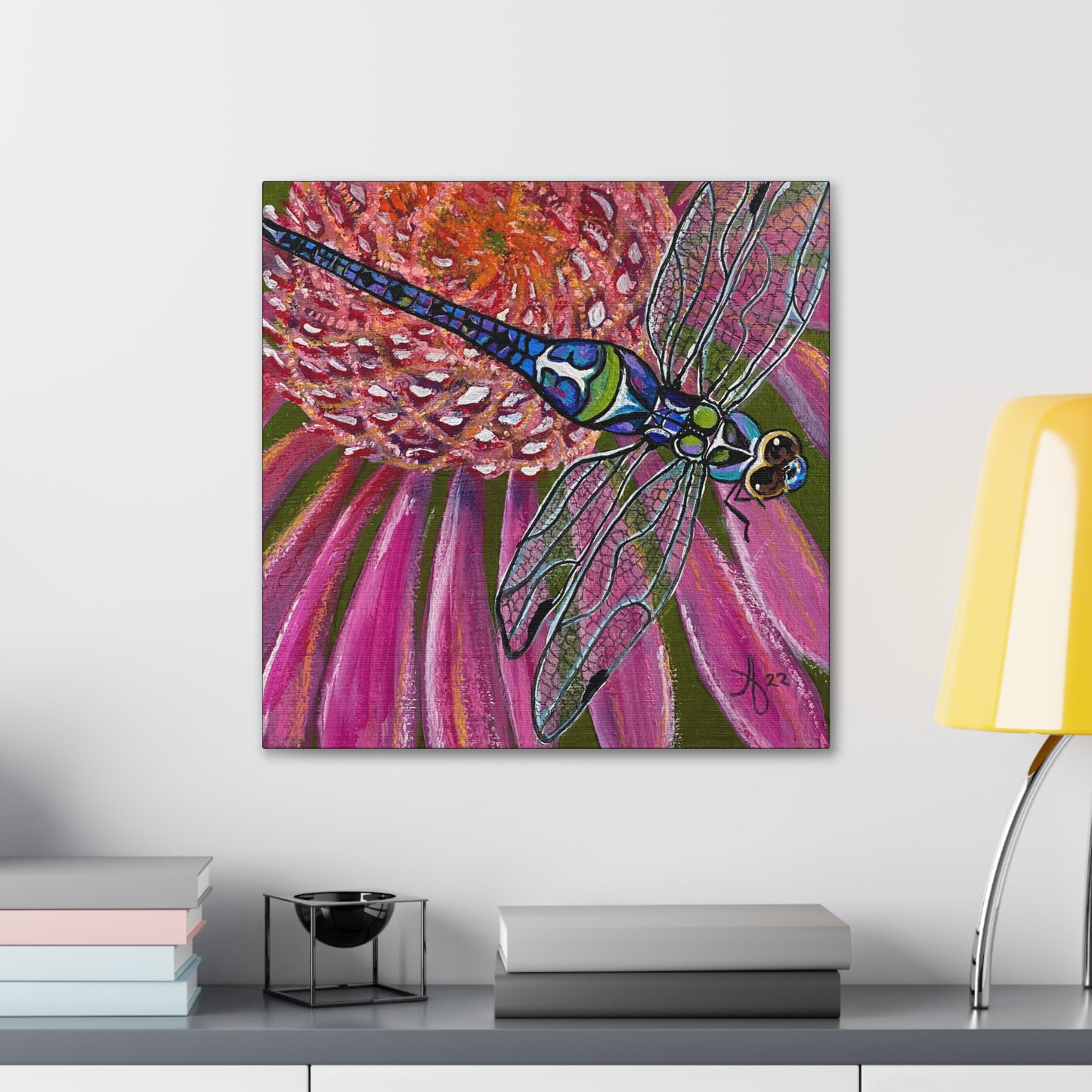 Fine Art Canvas - Garden Jewel from Mama Mosaic Artworks