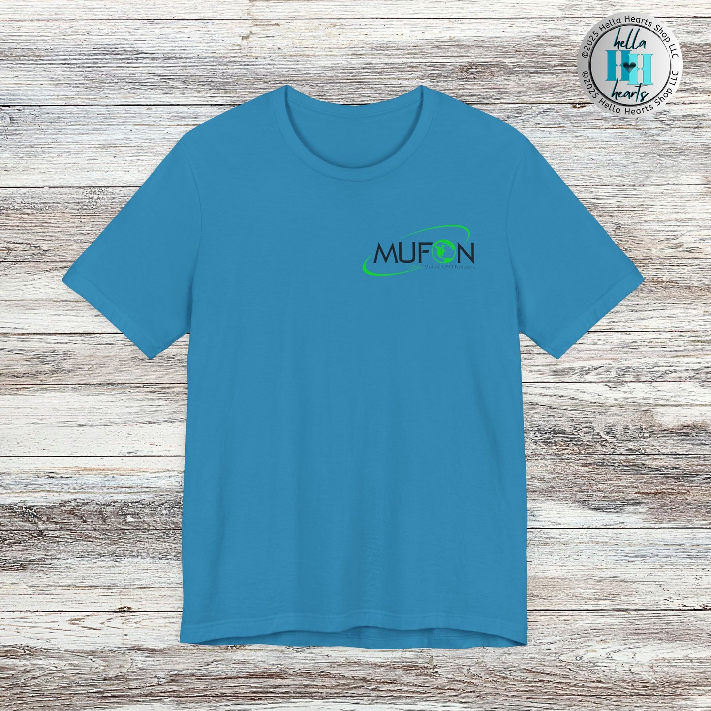 MUFON Idaho Logo Front and Back Shirt, Unisex