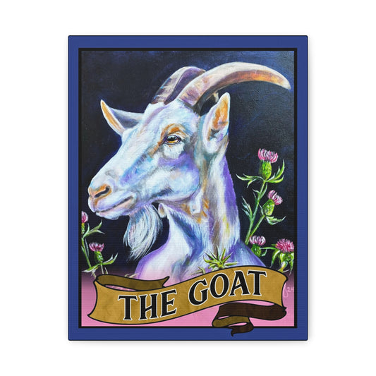 Tarot The Goat Canvas Wall Art