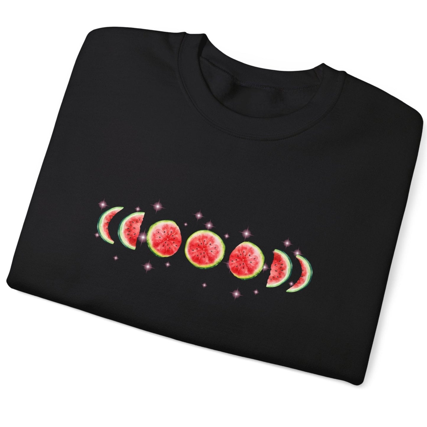 Sweatshirt - Stages of a Watermelon Moon Unisex Crewneck