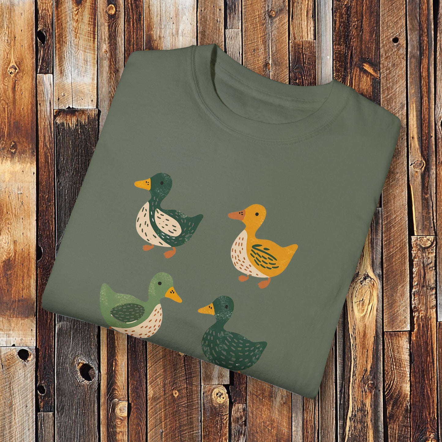 Simple Ducks TShirt - Eugene Oregon Comfort Colors Unisex Crew