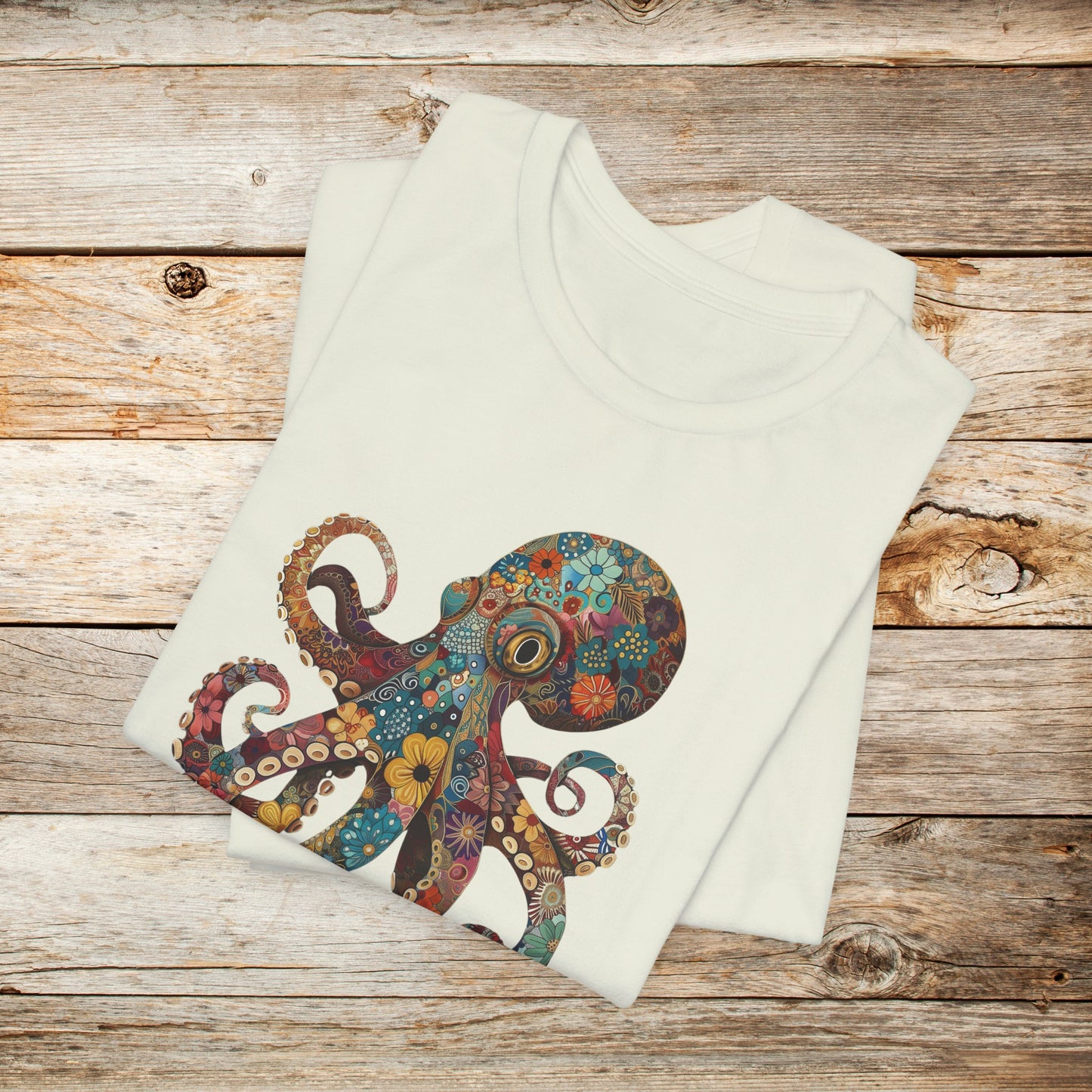 Patterned Octopus Unisex TShirt